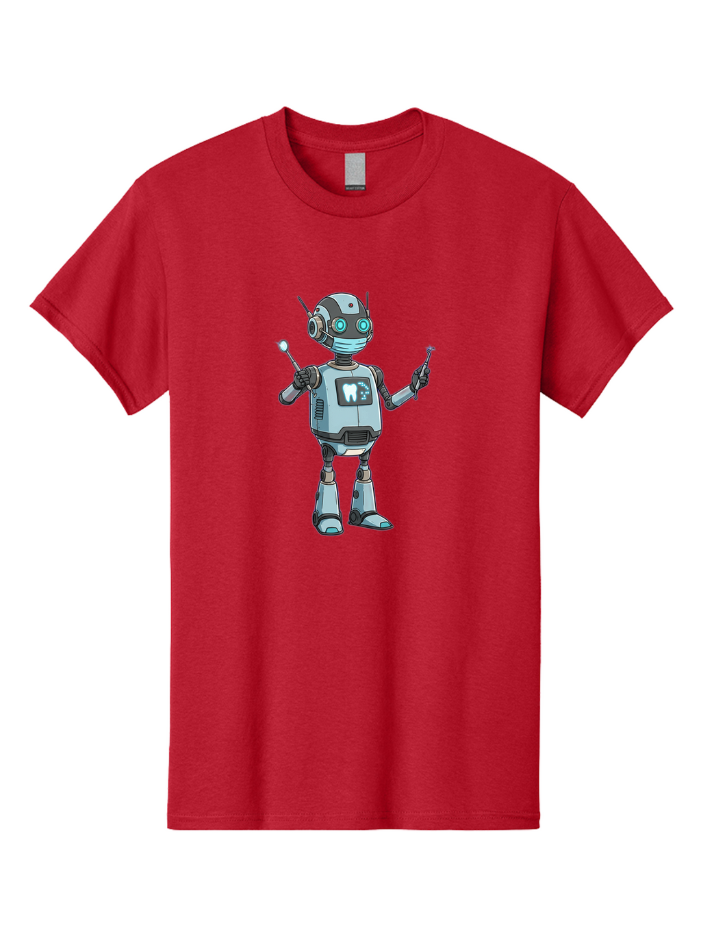 Robot-Dentist-1 Men'S Graphic Tee, 100% Cotton, Comfortable Casual Summer Wear, Machine Washable, Vintage Camera, Old Camera, Antique Camera, Black Camera, Classic Photography, Photography Equipment, Nostalgic Device, Film Camera, Camera Art Ban334
