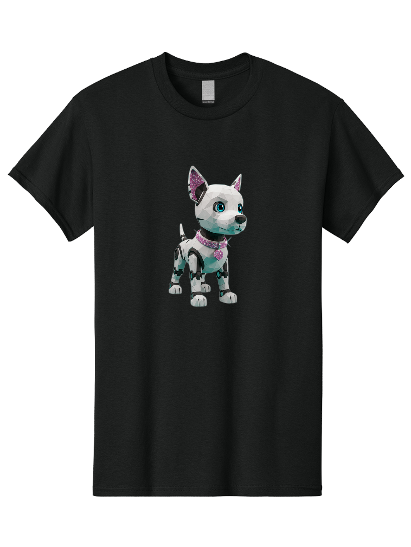 Robot-Dog-2 Men'S Graphic Tee, 100% Cotton, Comfortable Casual Summer Wear, Machine Washable, Vintage Camera, Old Camera, Antique Camera, Black Camera, Classic Photography, Photography Equipment, Nostalgic Device, Film Camera, Camera Art Ban337