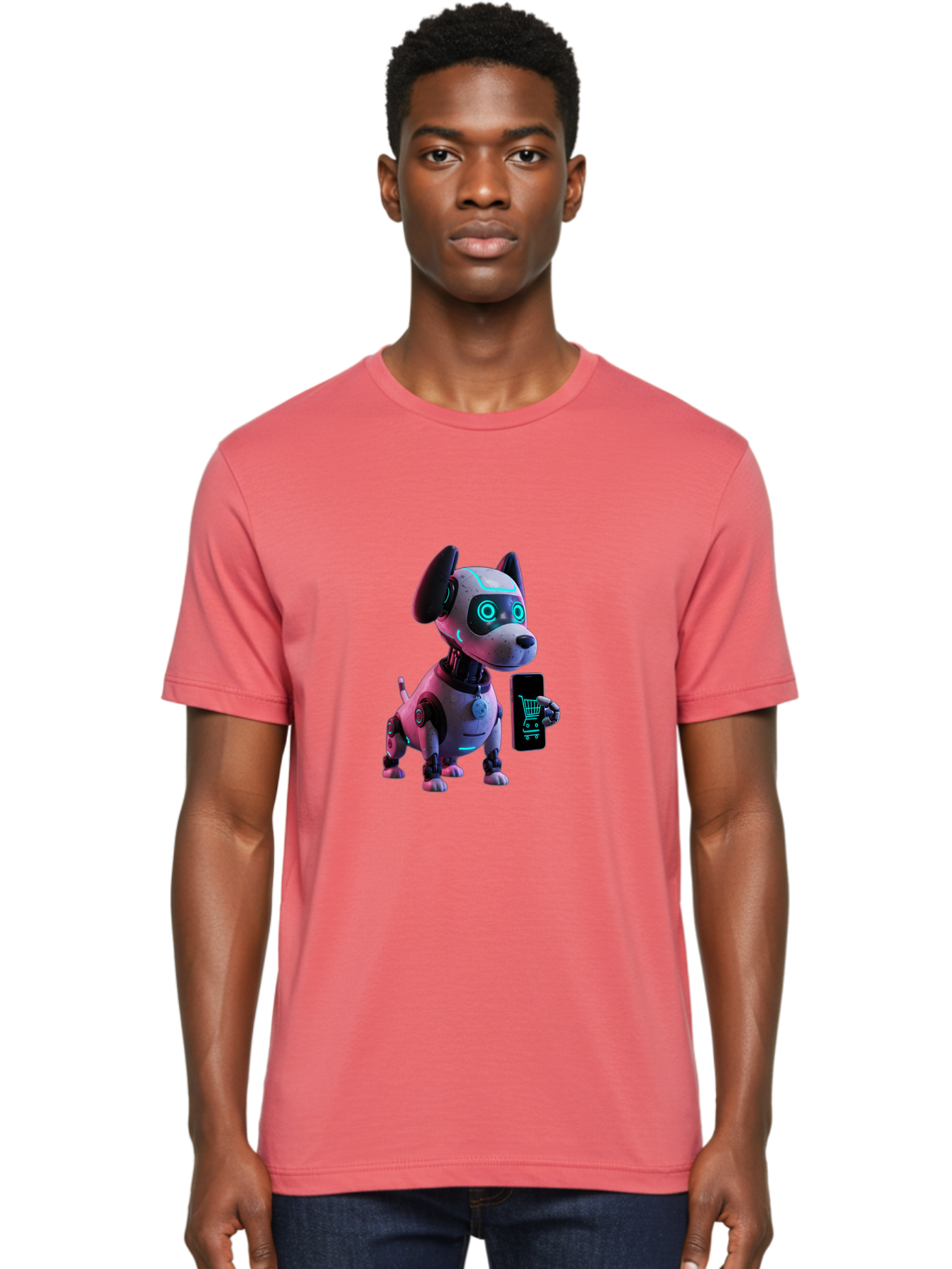 Robot-Dog-Shopping Men'S Graphic Tee, 100% Cotton, Comfortable Casual Summer Wear, Machine Washable, Vintage Camera, Old Camera, Antique Camera, Black Camera, Classic Photography, Photography Equipment, Nostalgic Device, Film Camera, Ban338