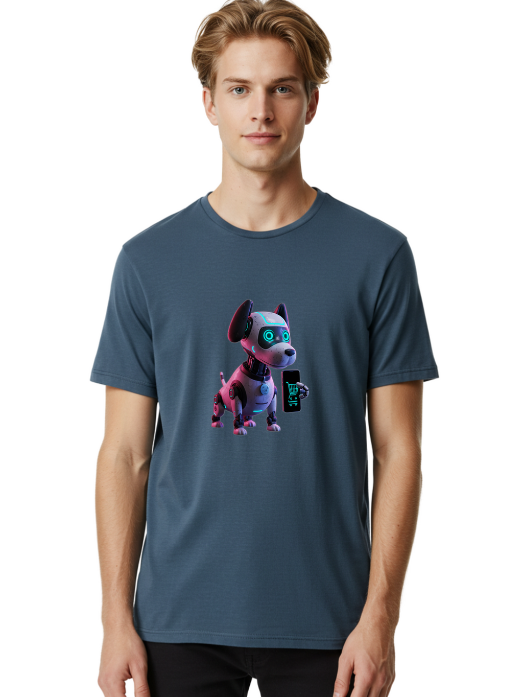 Robot-Dog-Shopping Men'S Graphic Tee, 100% Cotton, Comfortable Casual Summer Wear, Machine Washable, Vintage Camera, Old Camera, Antique Camera, Black Camera, Classic Photography, Photography Equipment, Nostalgic Device, Film Camera, Ban338