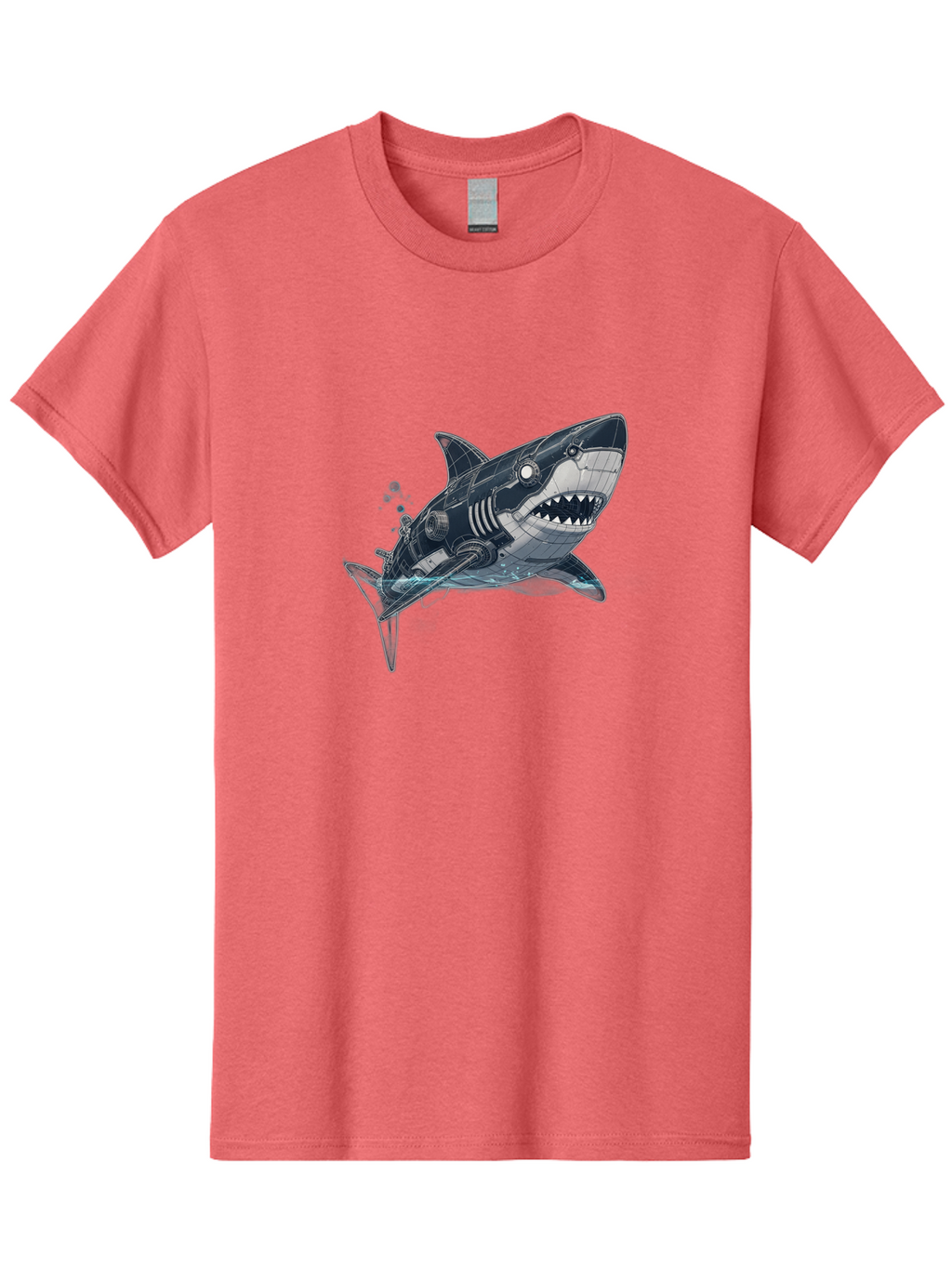 Robot-Shark Men'S Graphic Tee, 100% Cotton, Comfortable Casual Summer Wear, Machine Washable, Vintage Camera, Old Camera, Antique Camera, Black Camera, Classic Photography, Photography Equipment, Nostalgic Device, Film Camera, Camera Art Ban347