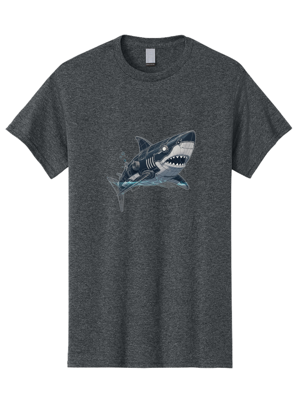 Robot-Shark Men'S Graphic Tee, 100% Cotton, Comfortable Casual Summer Wear, Machine Washable, Vintage Camera, Old Camera, Antique Camera, Black Camera, Classic Photography, Photography Equipment, Nostalgic Device, Film Camera, Camera Art Ban347
