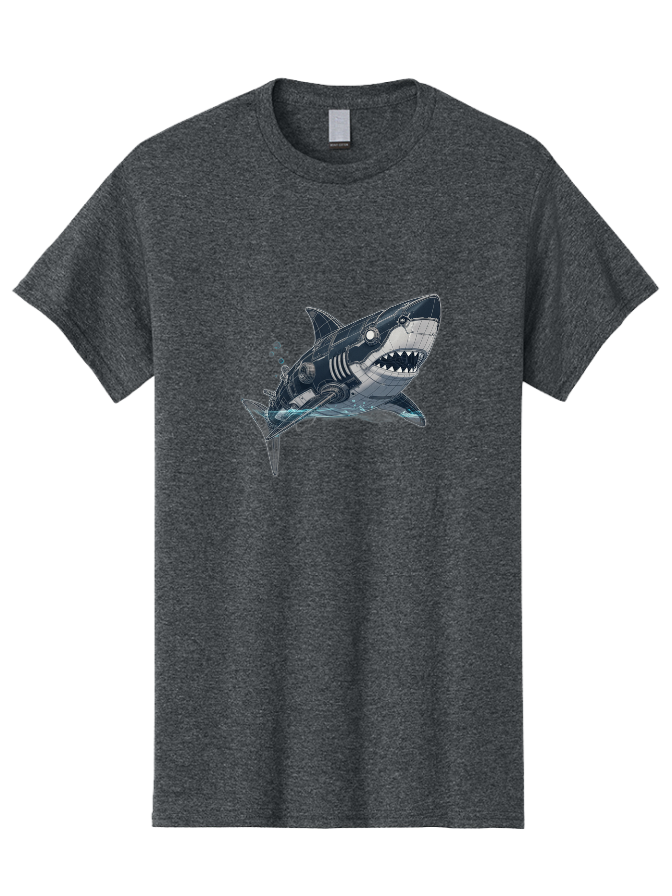 Robot-Shark Men'S Graphic Tee, 100% Cotton, Comfortable Casual Summer Wear, Machine Washable, Vintage Camera, Old Camera, Antique Camera, Black Camera, Classic Photography, Photography Equipment, Nostalgic Device, Film Camera, Camera Art Ban347