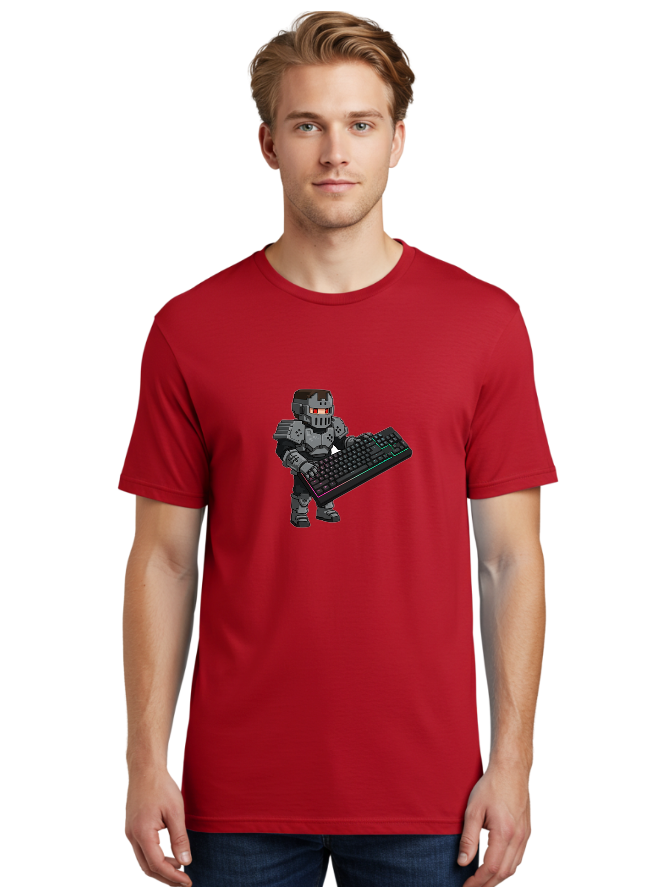 Robot-Typing Men'S Graphic Tee, 100% Cotton, Comfortable Casual Summer Wear, Machine Washable, Vintage Camera, Old Camera, Antique Camera, Black Camera, Classic Photography, Photography Equipment, Nostalgic Device, Film Camera, Camera Art Ban349