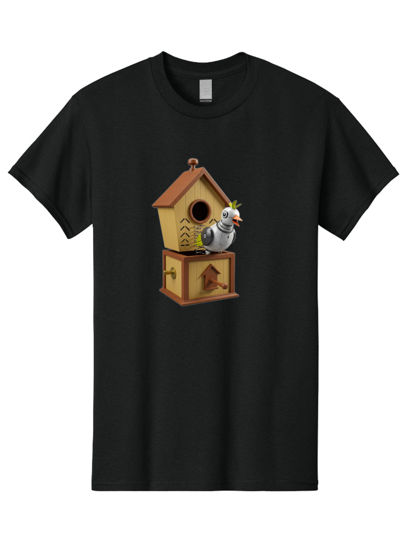 Robotic-Bird Men'S Graphic Tee, 100% Cotton, Comfortable Casual Summer Wear, Machine Washable, Vintage Camera, Old Camera, Antique Camera, Black Camera, Classic Photography, Photography Equipment, Nostalgic Device, Film Camera, Camera Art Ban352