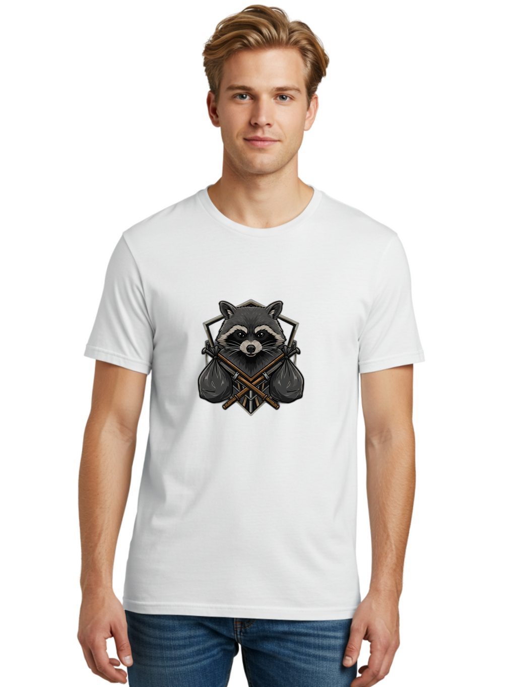 Rocket-Raccoon-Logo Men'S Graphic Tee, 100% Cotton, Comfortable Casual Summer Wear, Machine Washable, Vintage Camera, Old Camera, Antique Camera, Black Camera, Classic Photography, Photography Equipment, Nostalgic Device, Film Camera, Ban355