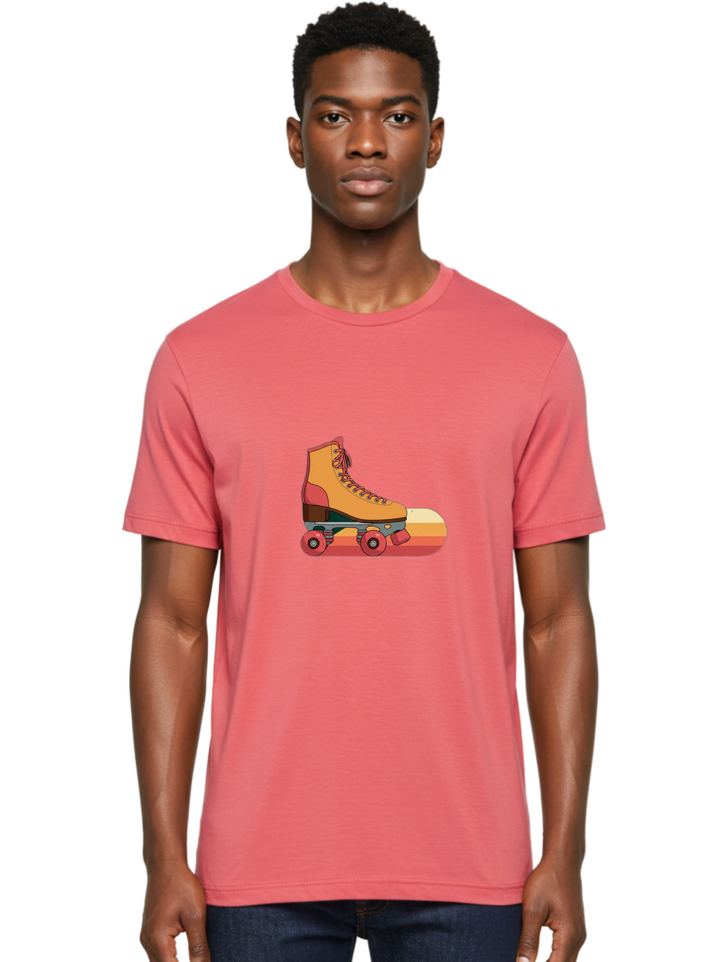 Roller-Skate Men'S Graphic Tee, 100% Cotton, Comfortable Casual Summer Wear, Machine Washable, Vintage Camera, Old Camera, Antique Camera, Black Camera, Classic Photography, Photography Equipment, Nostalgic Device, Film Camera, Camera Art Ban358