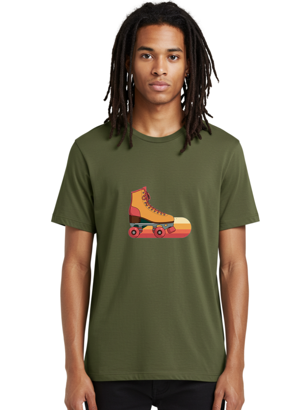 Roller-Skate Men'S Graphic Tee, 100% Cotton, Comfortable Casual Summer Wear, Machine Washable, Vintage Camera, Old Camera, Antique Camera, Black Camera, Classic Photography, Photography Equipment, Nostalgic Device, Film Camera, Camera Art Ban358