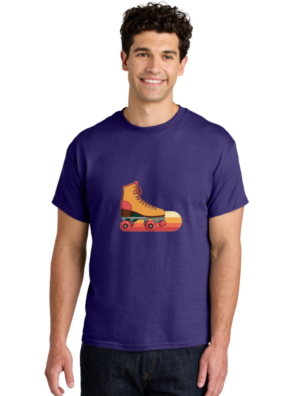 Roller-Skate Men'S Graphic Tee, 100% Cotton, Comfortable Casual Summer Wear, Machine Washable, Vintage Camera, Old Camera, Antique Camera, Black Camera, Classic Photography, Photography Equipment, Nostalgic Device, Film Camera, Camera Art Ban358