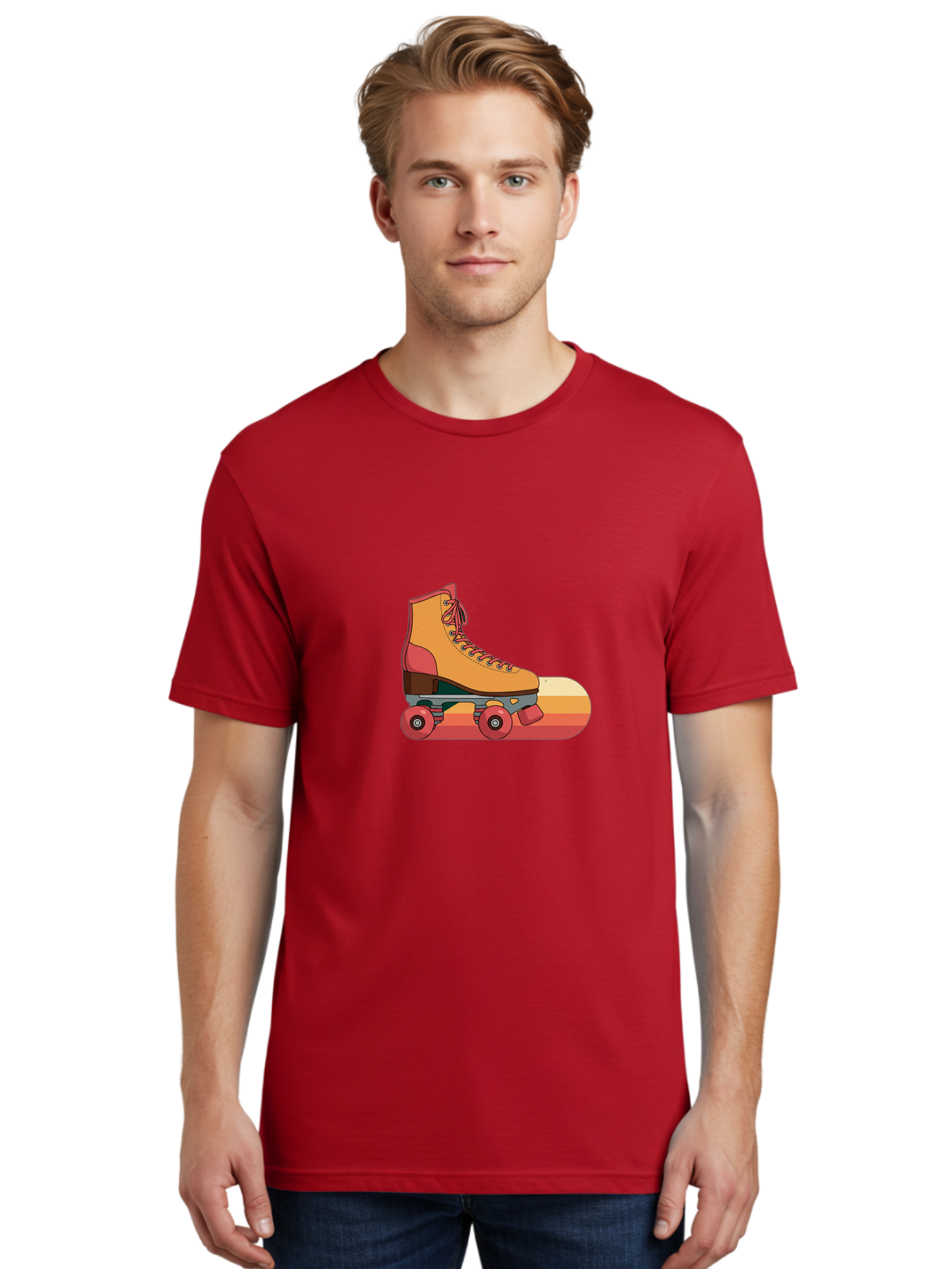 Roller-Skate Men'S Graphic Tee, 100% Cotton, Comfortable Casual Summer Wear, Machine Washable, Vintage Camera, Old Camera, Antique Camera, Black Camera, Classic Photography, Photography Equipment, Nostalgic Device, Film Camera, Camera Art Ban358