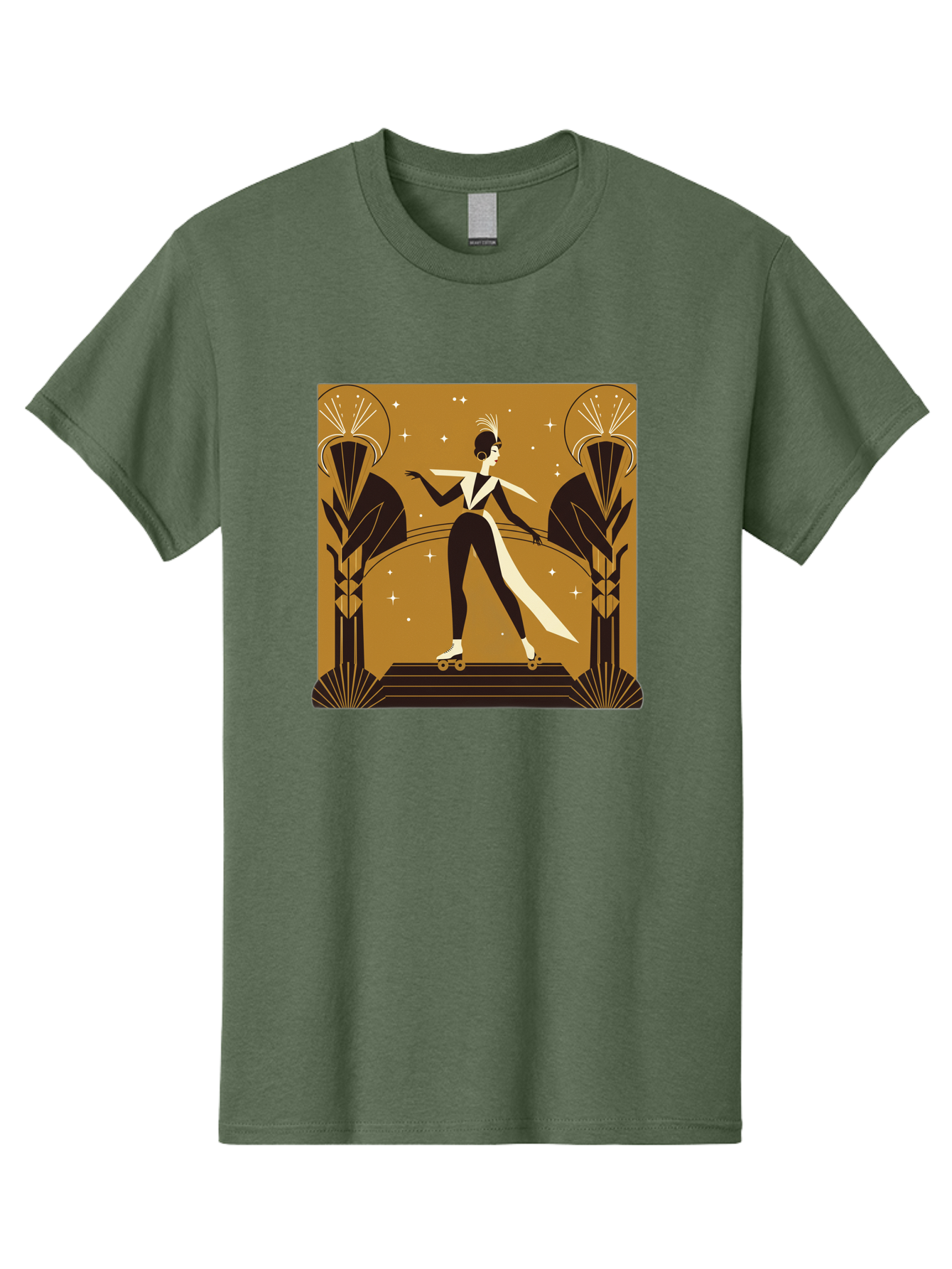 Roller-Skater-Art-Deco-Style Men'S Graphic Tee, 100% Cotton, Comfortable Casual Summer Wear, Machine Washable, Vintage Camera, Old Camera, Antique Camera, Black Camera, Classic Photography, Photography Equipment, Nostalgic Device, Film Camera, Ban359