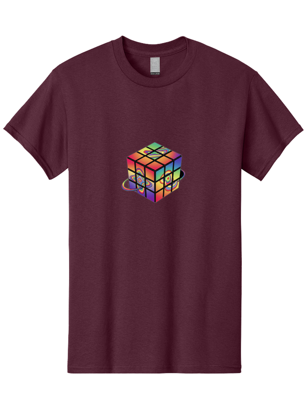 Rubik-S-Cube-2 Men'S Graphic Tee, 100% Cotton, Comfortable Casual Summer Wear, Machine Washable, Vintage Camera, Old Camera, Antique Camera, Black Camera, Classic Photography, Photography Equipment, Nostalgic Device, Film Camera, Camera Art Ban367