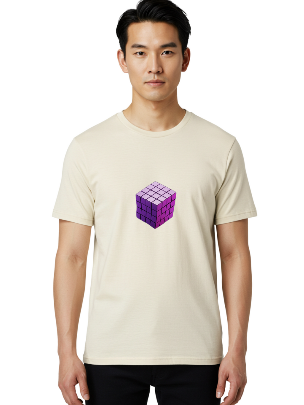 Rubik-S-Cube-3 Men'S Graphic Tee, 100% Cotton, Comfortable Casual Summer Wear, Machine Washable, Vintage Camera, Old Camera, Antique Camera, Black Camera, Classic Photography, Photography Equipment, Nostalgic Device, Film Camera, Camera Art Ban368