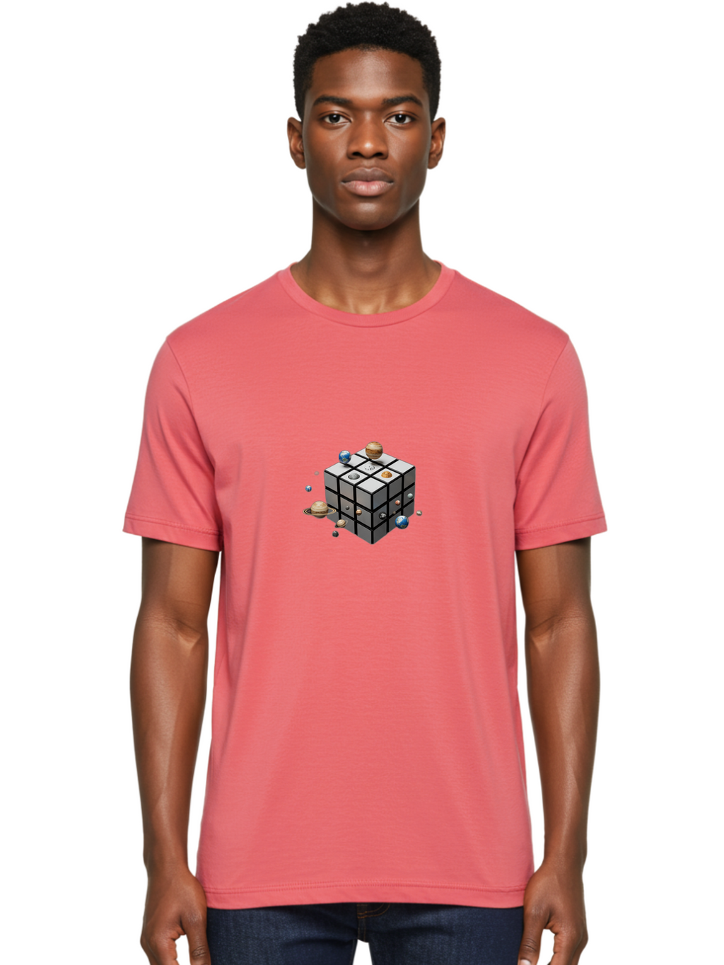 Rubik-S-Cube-7 Men'S Graphic Tee, 100% Cotton, Comfortable Casual Summer Wear, Machine Washable, Vintage Camera, Old Camera, Antique Camera, Black Camera, Classic Photography, Photography Equipment, Nostalgic Device, Film Camera, Camera Art Ban372