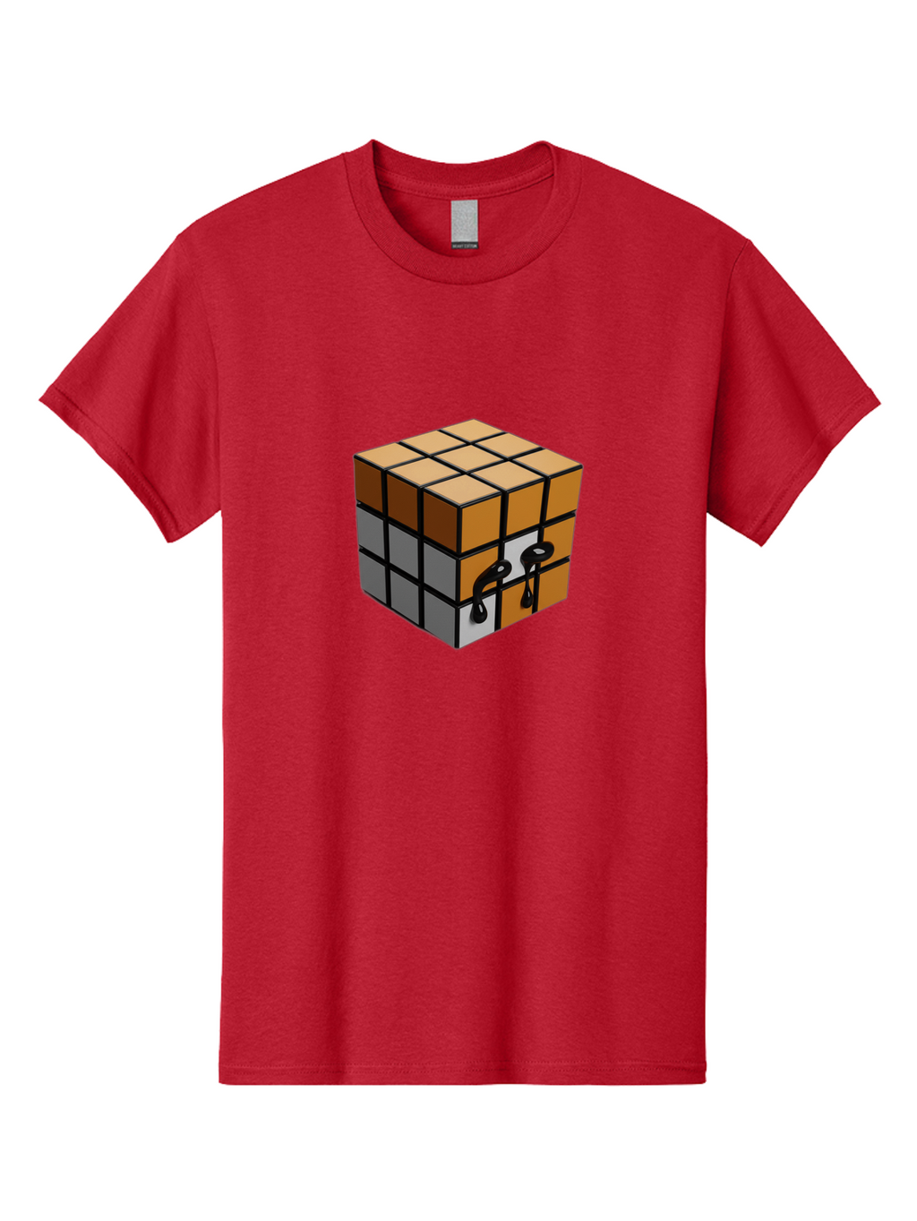 Rubik-S-Cube-9 Men'S Graphic Tee, 100% Cotton, Comfortable Casual Summer Wear, Machine Washable, Vintage Camera, Old Camera, Antique Camera, Black Camera, Classic Photography, Photography Equipment, Nostalgic Device, Film Camera, Camera Art Ban374