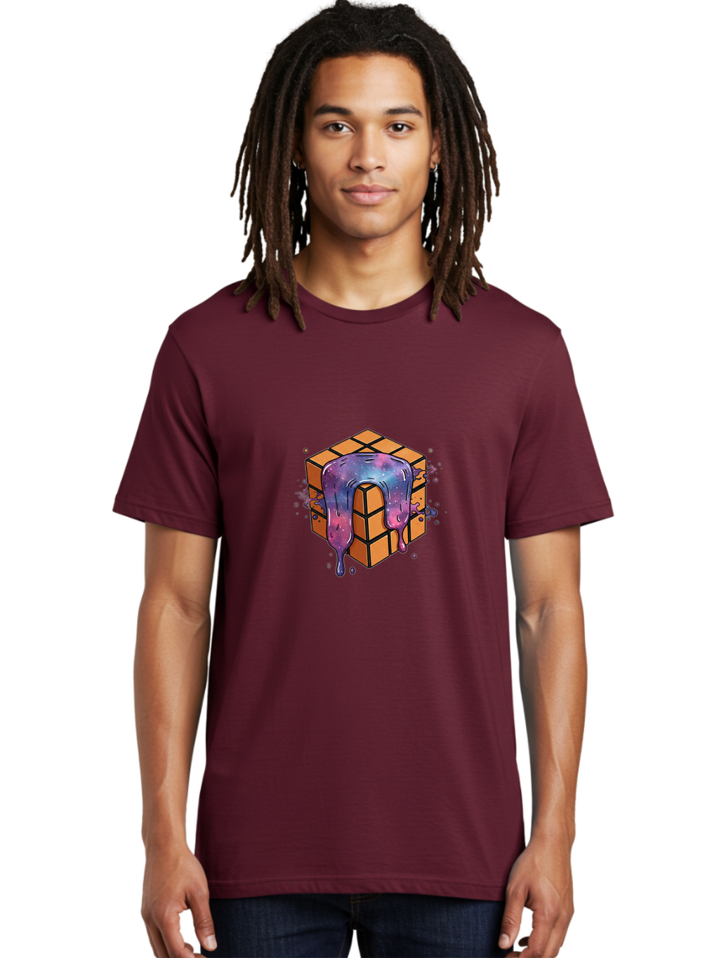 Rubik-S-Cube-Galaxy-Slime Men'S Graphic Tee, 100% Cotton, Comfortable Casual Summer Wear, Machine Washable, Vintage Camera, Old Camera, Antique Camera, Black Camera, Classic Photography, Photography Equipment, Nostalgic Device, Film Camera, Ban375