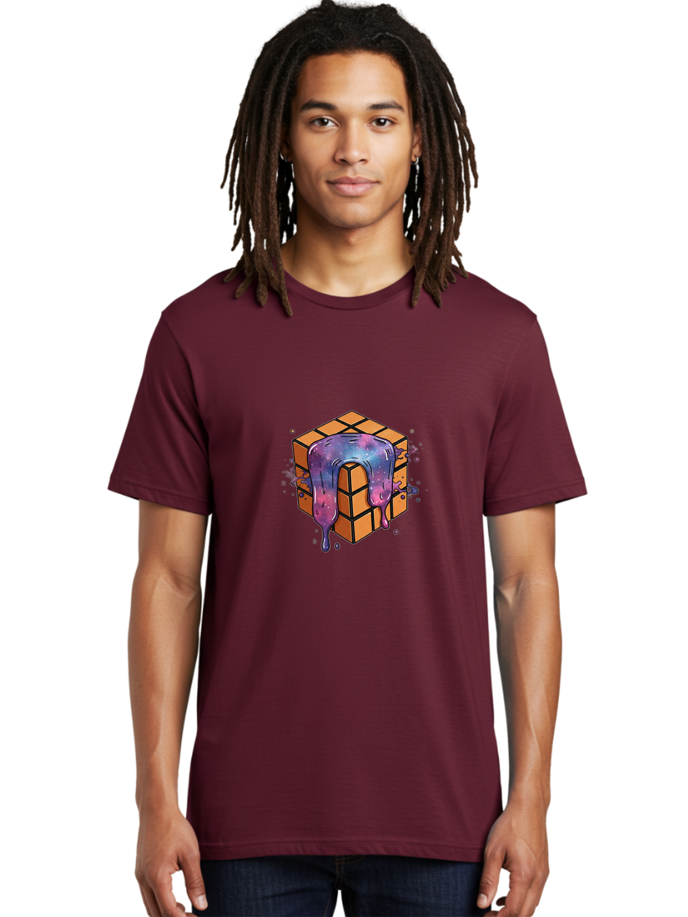 Rubik-S-Cube-Galaxy-Slime Men'S Graphic Tee, 100% Cotton, Comfortable Casual Summer Wear, Machine Washable, Vintage Camera, Old Camera, Antique Camera, Black Camera, Classic Photography, Photography Equipment, Nostalgic Device, Film Camera, Ban375