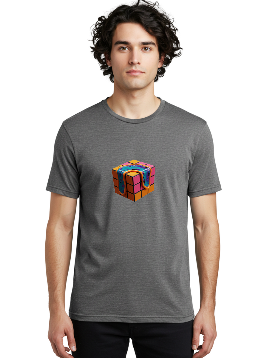 Rubik-S-Cube-Suitcase Men'S Graphic Tee, 100% Cotton, Comfortable Casual Summer Wear, Machine Washable, Vintage Camera, Old Camera, Antique Camera, Black Camera, Classic Photography, Photography Equipment, Nostalgic Device, Film Camera, Ban376
