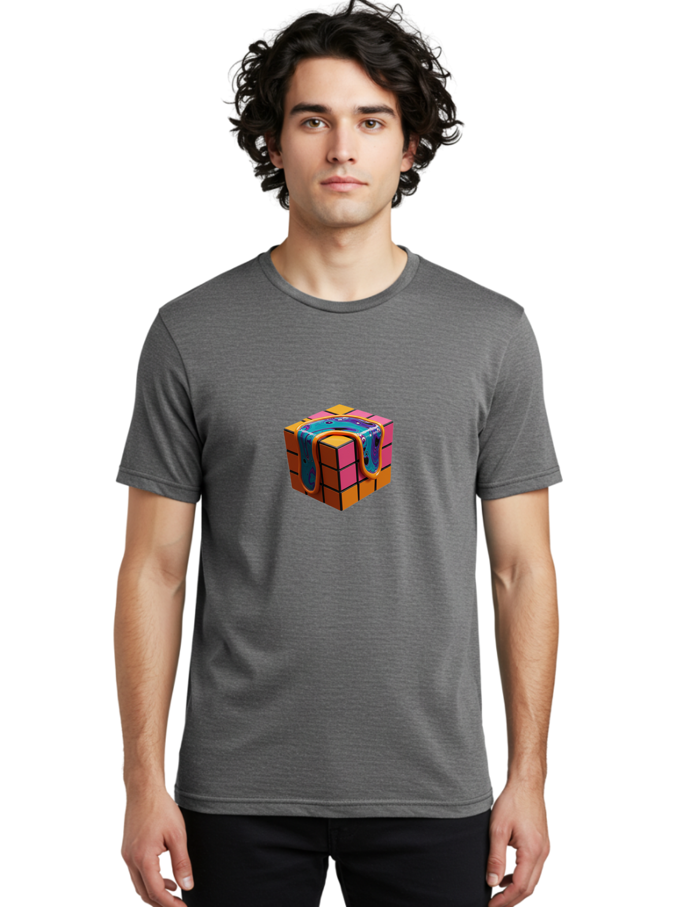 Rubik-S-Cube-Suitcase Men'S Graphic Tee, 100% Cotton, Comfortable Casual Summer Wear, Machine Washable, Vintage Camera, Old Camera, Antique Camera, Black Camera, Classic Photography, Photography Equipment, Nostalgic Device, Film Camera, Ban376