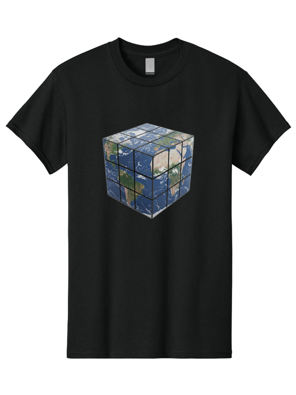Rubik-S-Cube-World-Map Men'S Graphic Tee, 100% Cotton, Comfortable Casual Summer Wear, Machine Washable, Vintage Camera, Old Camera, Antique Camera, Black Camera, Classic Photography, Photography Equipment, Nostalgic Device, Film Camera, Ban377