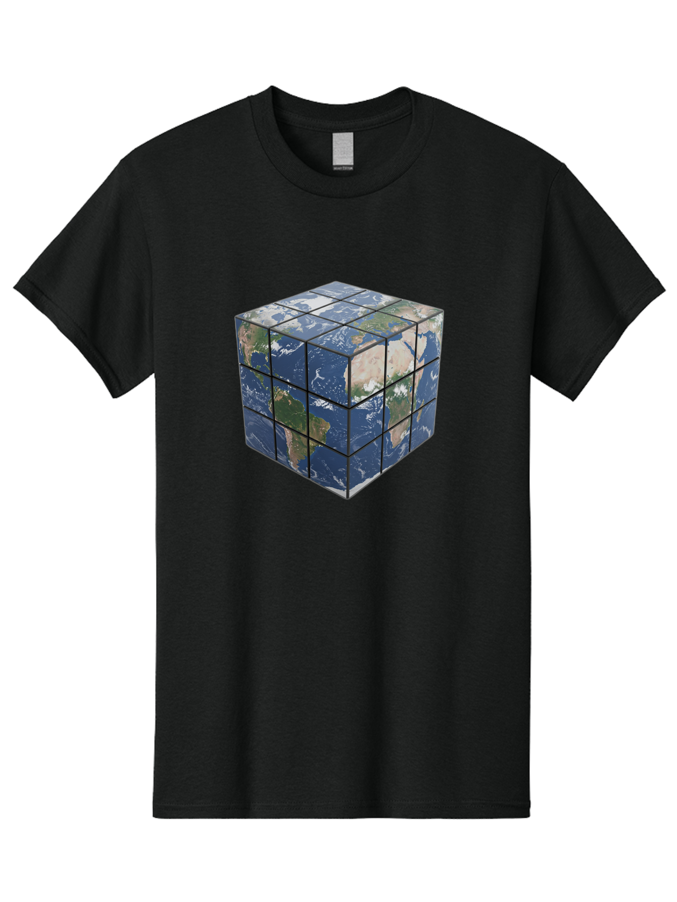 Rubik-S-Cube-World-Map Men'S Graphic Tee, 100% Cotton, Comfortable Casual Summer Wear, Machine Washable, Vintage Camera, Old Camera, Antique Camera, Black Camera, Classic Photography, Photography Equipment, Nostalgic Device, Film Camera, Ban377