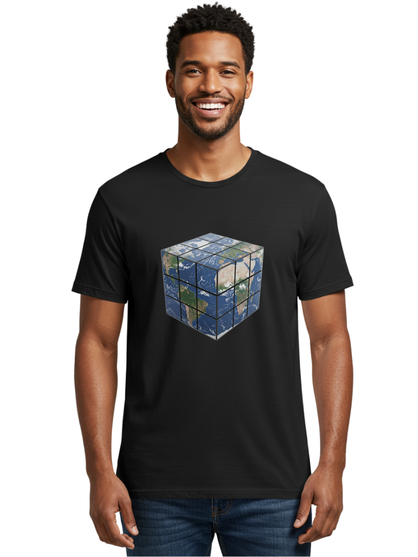 Rubik-S-Cube-World-Map Men'S Graphic Tee, 100% Cotton, Comfortable Casual Summer Wear, Machine Washable, Vintage Camera, Old Camera, Antique Camera, Black Camera, Classic Photography, Photography Equipment, Nostalgic Device, Film Camera, Ban377