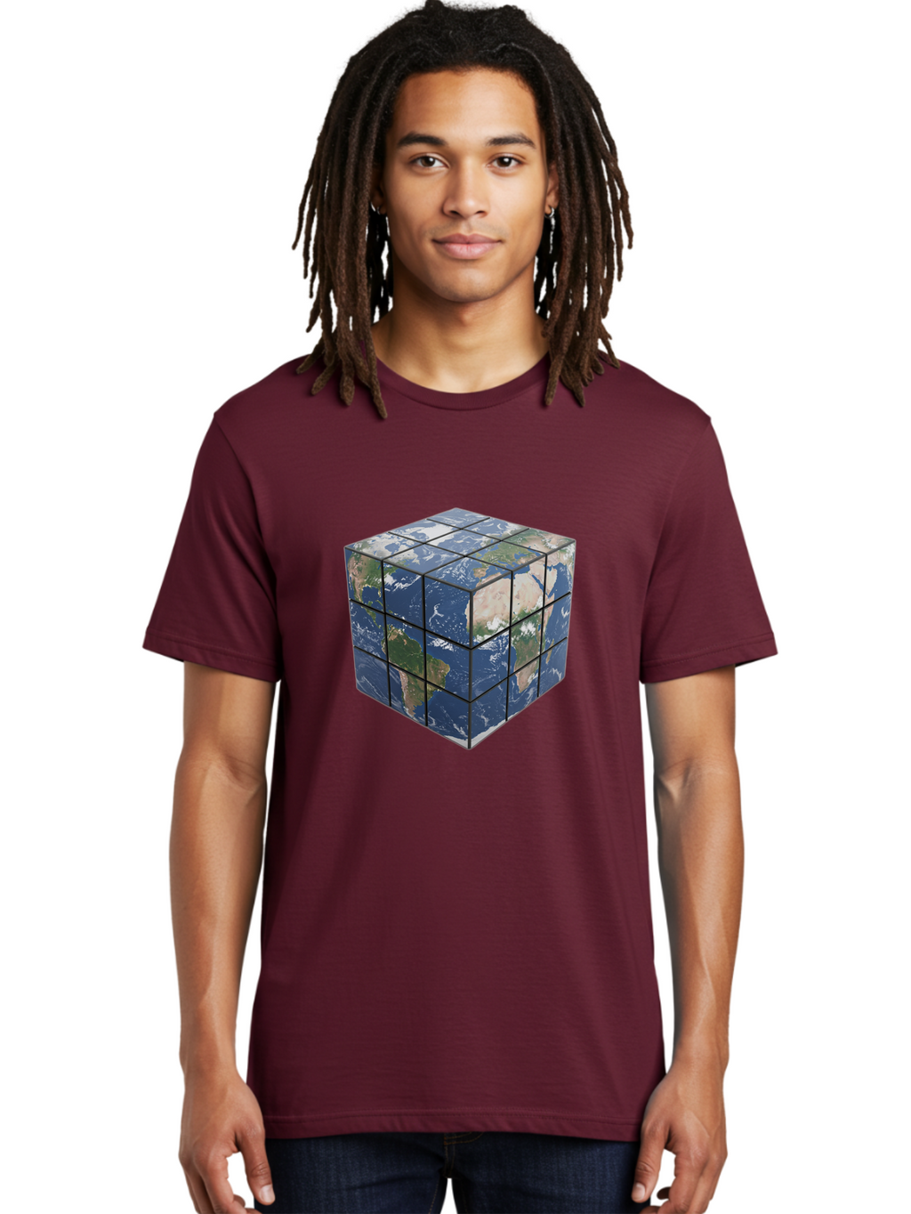 Rubik-S-Cube-World-Map Men'S Graphic Tee, 100% Cotton, Comfortable Casual Summer Wear, Machine Washable, Vintage Camera, Old Camera, Antique Camera, Black Camera, Classic Photography, Photography Equipment, Nostalgic Device, Film Camera, Ban377