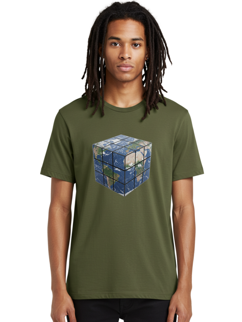 Rubik-S-Cube-World-Map Men'S Graphic Tee, 100% Cotton, Comfortable Casual Summer Wear, Machine Washable, Vintage Camera, Old Camera, Antique Camera, Black Camera, Classic Photography, Photography Equipment, Nostalgic Device, Film Camera, Ban377