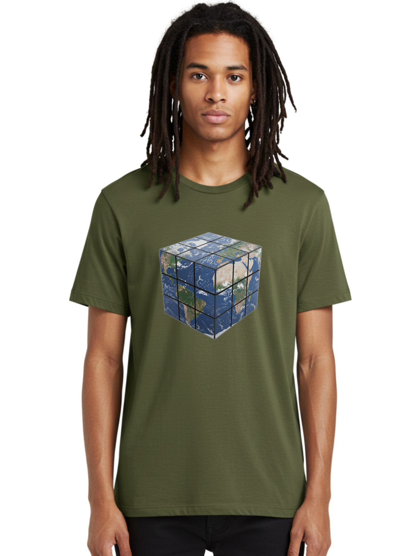 Rubik-S-Cube-World-Map Men'S Graphic Tee, 100% Cotton, Comfortable Casual Summer Wear, Machine Washable, Vintage Camera, Old Camera, Antique Camera, Black Camera, Classic Photography, Photography Equipment, Nostalgic Device, Film Camera, Ban377