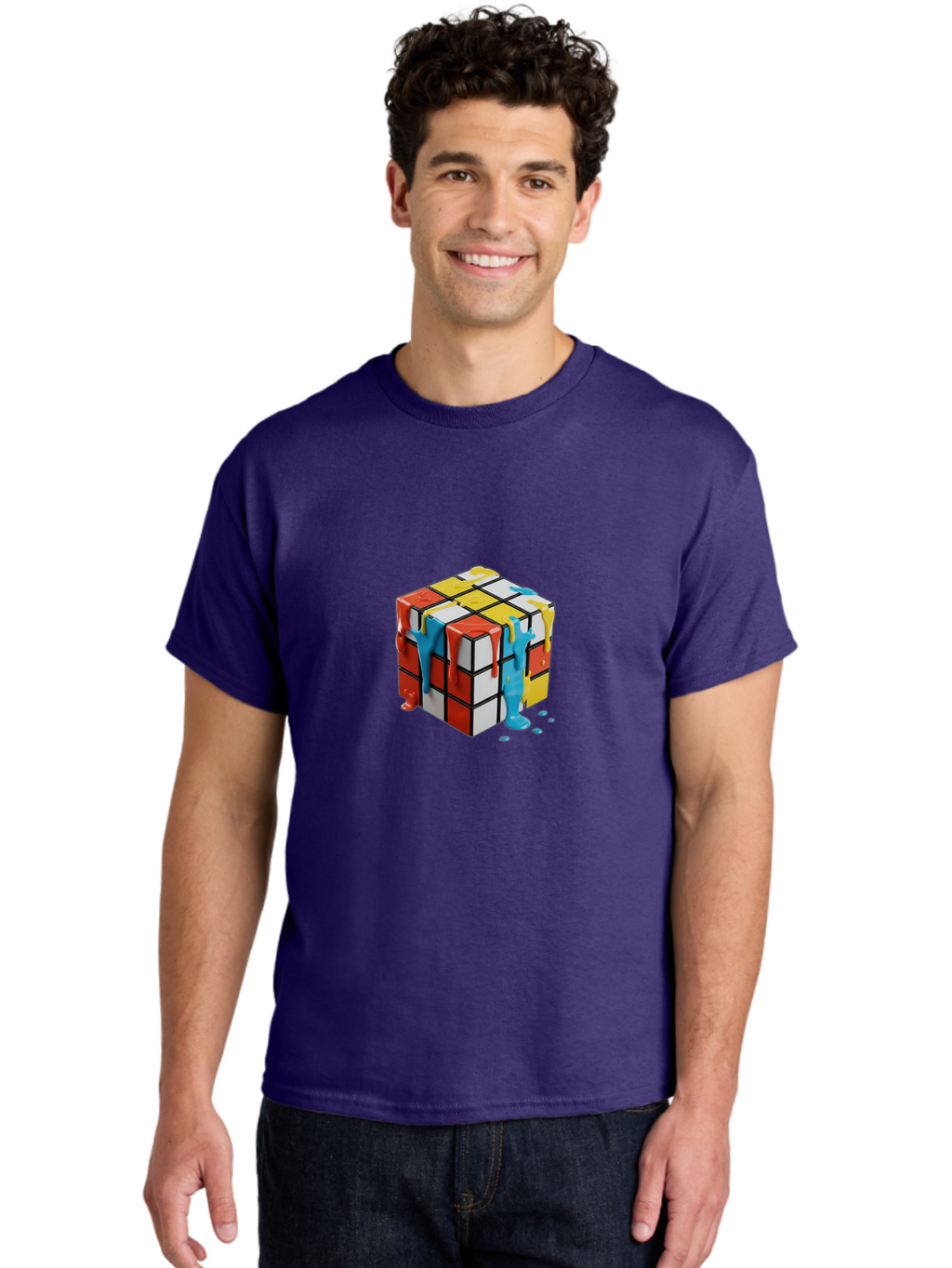 Rubik-S-Cube Men'S Graphic Tee, 100% Cotton, Comfortable Casual Summer Wear, Machine Washable, Vintage Camera, Old Camera, Antique Camera, Black Camera, Classic Photography, Photography Equipment, Nostalgic Device, Film Camera, Camera Art Ban378