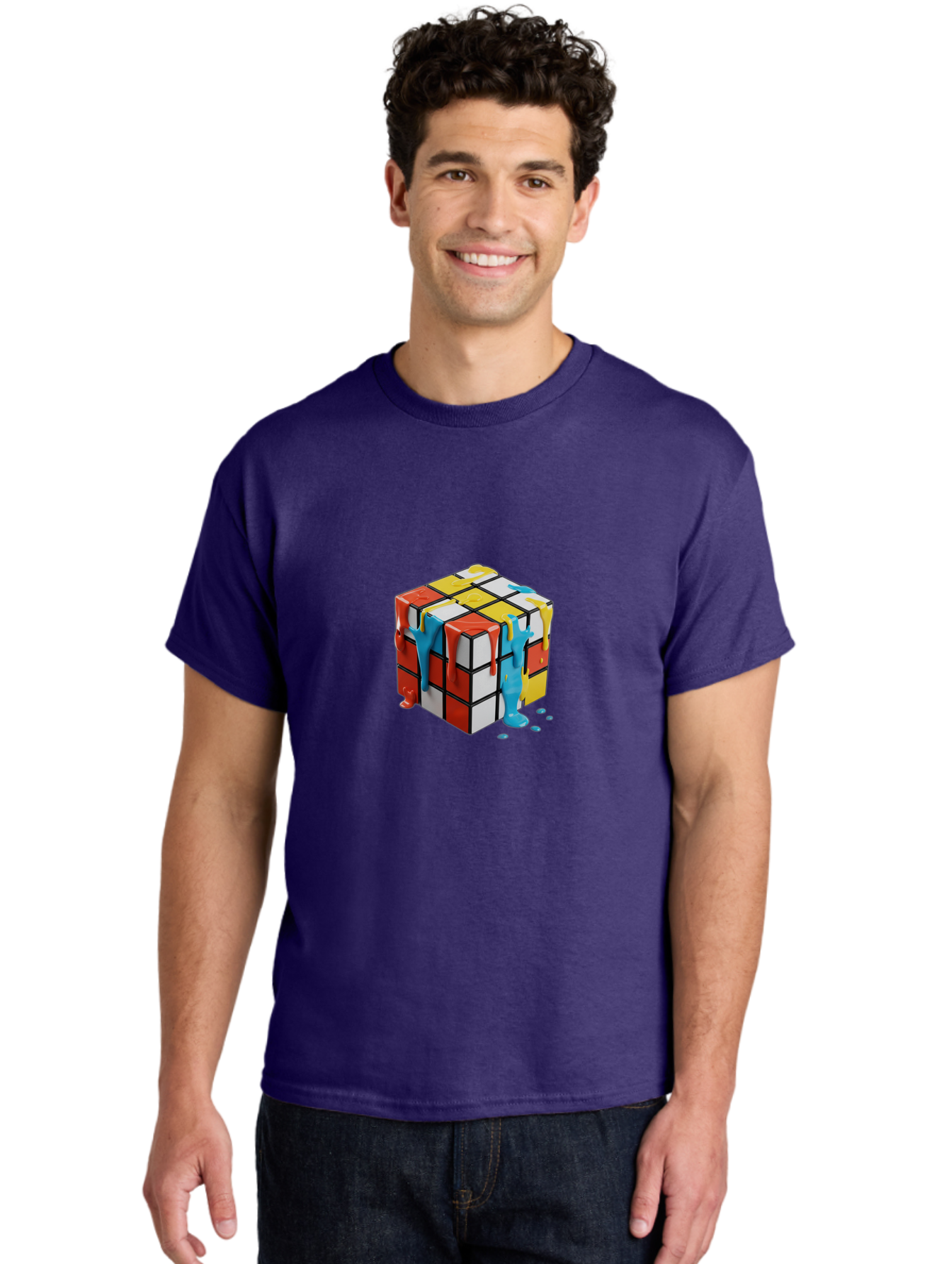 Rubik-S-Cube Men'S Graphic Tee, 100% Cotton, Comfortable Casual Summer Wear, Machine Washable, Vintage Camera, Old Camera, Antique Camera, Black Camera, Classic Photography, Photography Equipment, Nostalgic Device, Film Camera, Camera Art Ban378