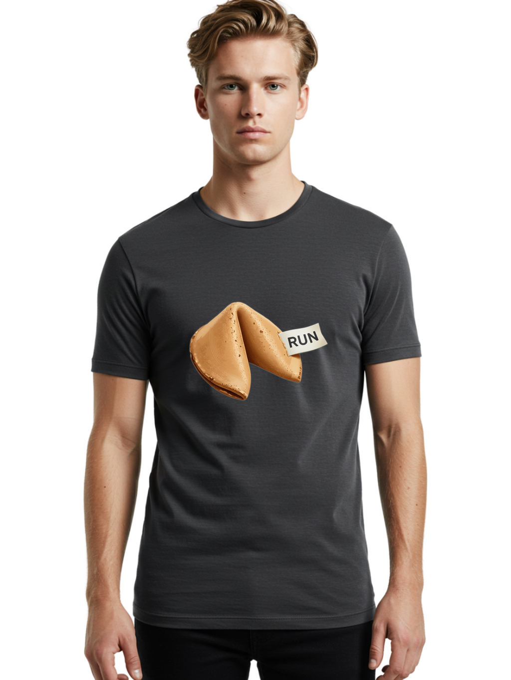 Run-Fortune-Cookie Men'S Graphic Tee, 100% Cotton, Comfortable Casual Summer Wear, Machine Washable, Vintage Camera, Old Camera, Antique Camera, Black Camera, Classic Photography, Photography Equipment, Nostalgic Device, Film Camera, Ban380