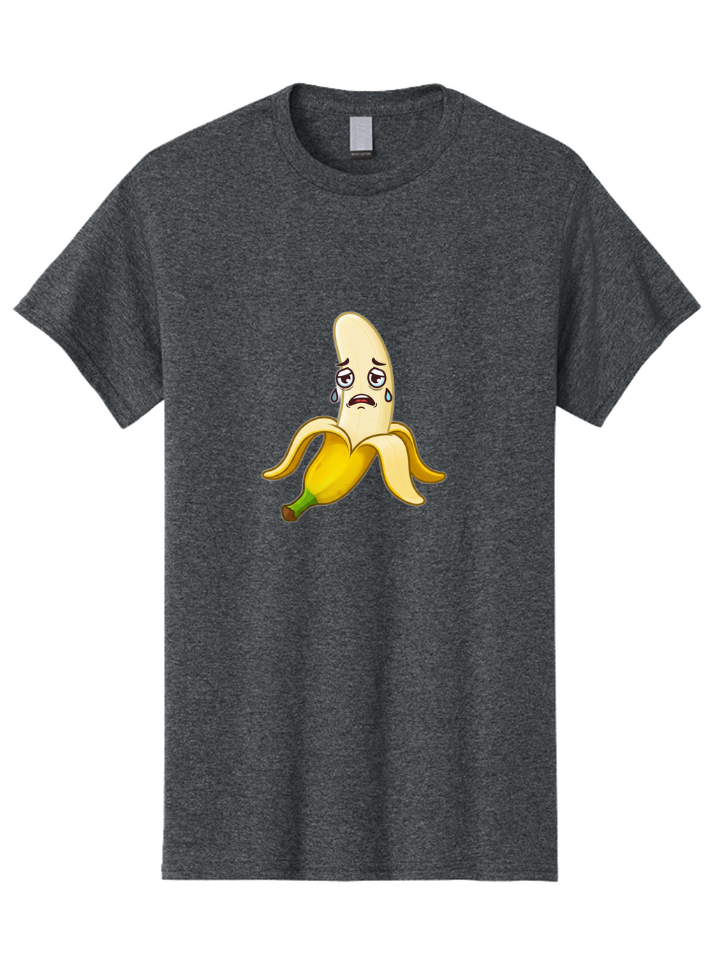 Sad-Banana-1 Men'S Graphic Tee, 100% Cotton, Comfortable Casual Summer Wear, Machine Washable, Vintage Camera, Old Camera, Antique Camera, Black Camera, Classic Photography, Photography Equipment, Nostalgic Device, Film Camera, Camera Art Ban389