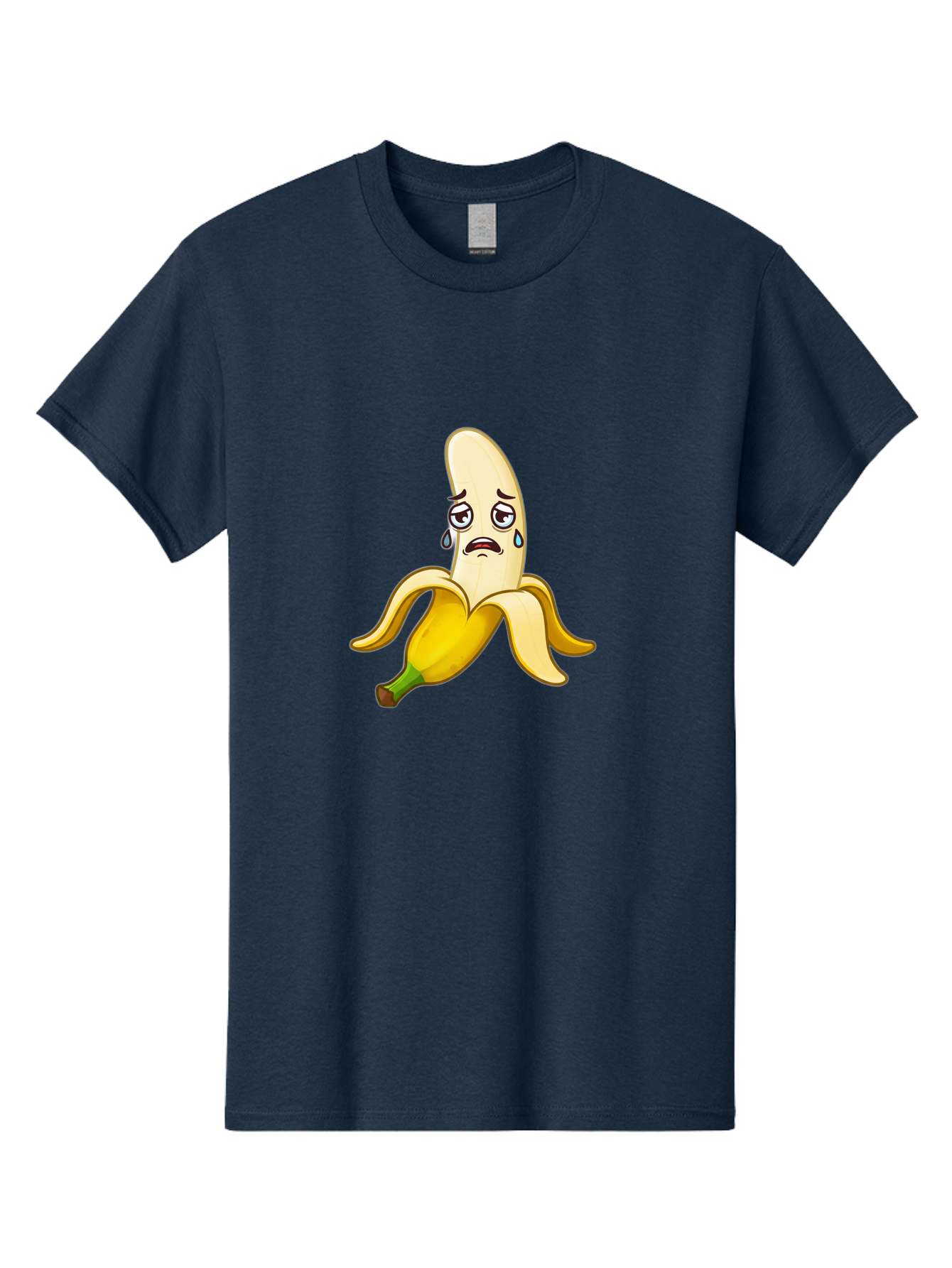 Sad-Banana-1 Men'S Graphic Tee, 100% Cotton, Comfortable Casual Summer Wear, Machine Washable, Vintage Camera, Old Camera, Antique Camera, Black Camera, Classic Photography, Photography Equipment, Nostalgic Device, Film Camera, Camera Art Ban389