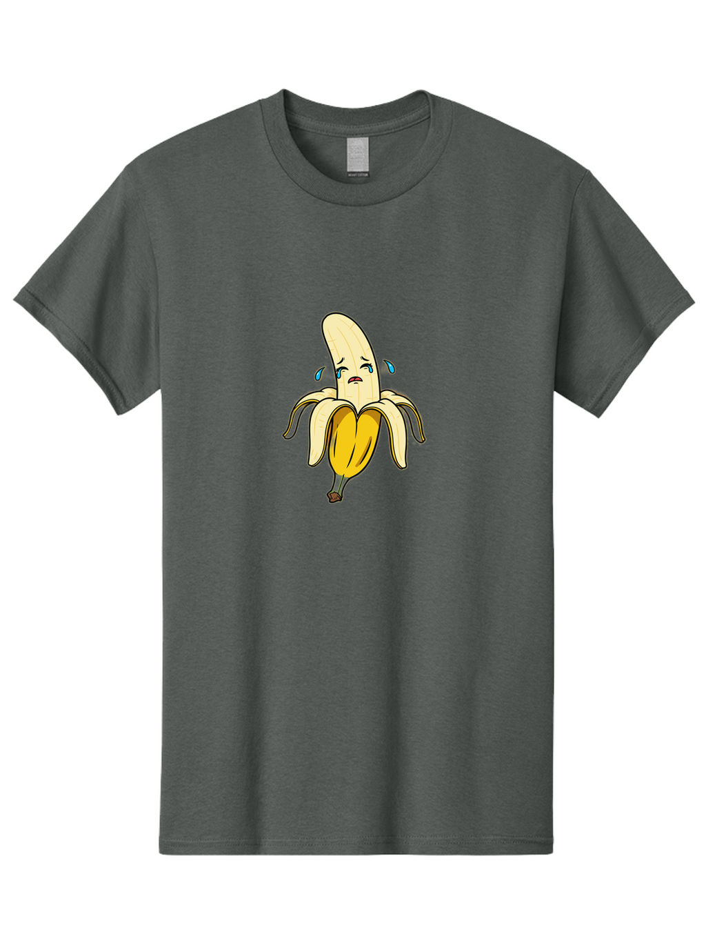 Sad-Banana-2 Men'S Graphic Tee, 100% Cotton, Comfortable Casual Summer Wear, Machine Washable, Vintage Camera, Old Camera, Antique Camera, Black Camera, Classic Photography, Photography Equipment, Nostalgic Device, Film Camera, Camera Art Ban390