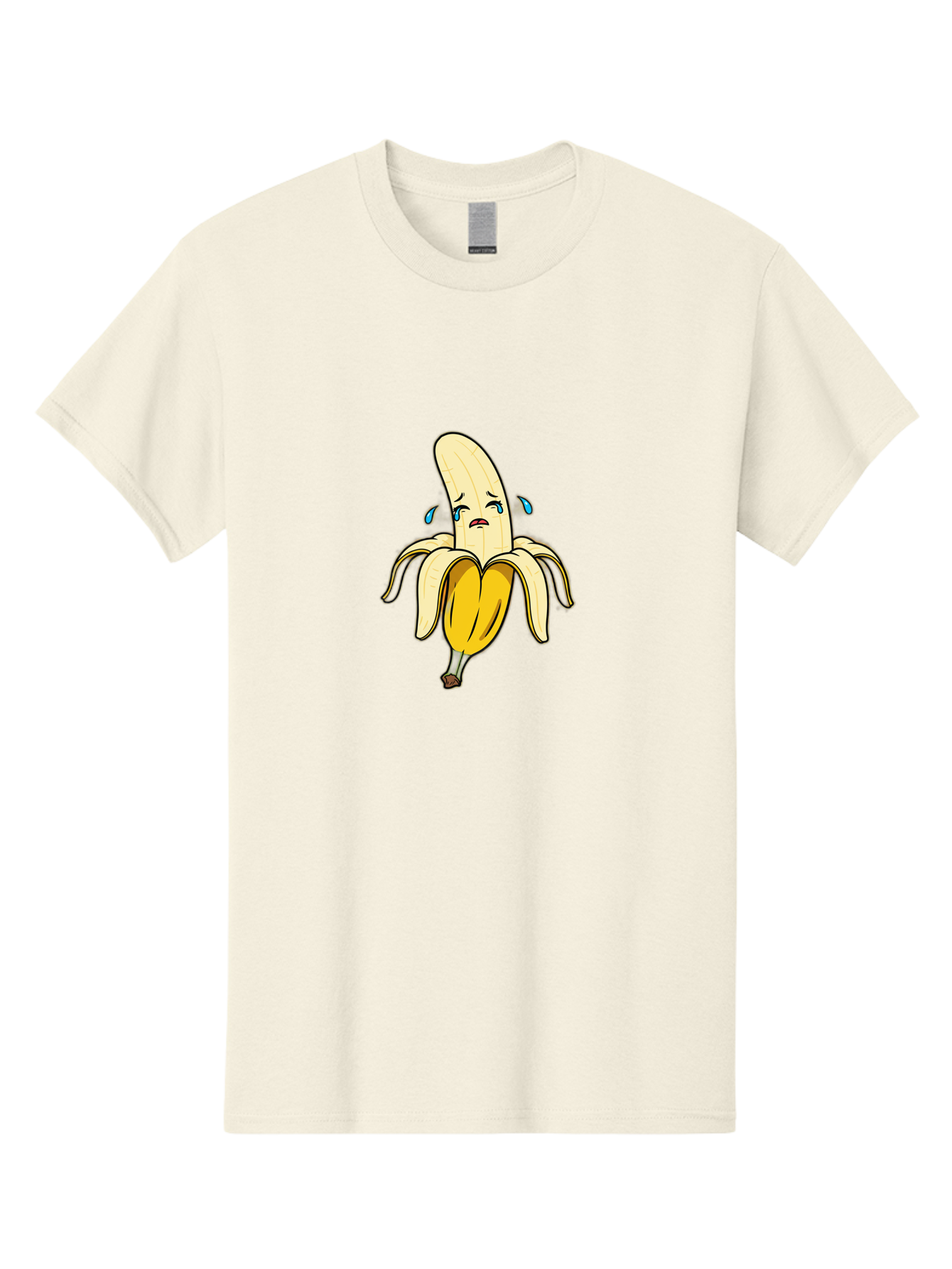 Sad-Banana-2 Men'S Graphic Tee, 100% Cotton, Comfortable Casual Summer Wear, Machine Washable, Vintage Camera, Old Camera, Antique Camera, Black Camera, Classic Photography, Photography Equipment, Nostalgic Device, Film Camera, Camera Art Ban390
