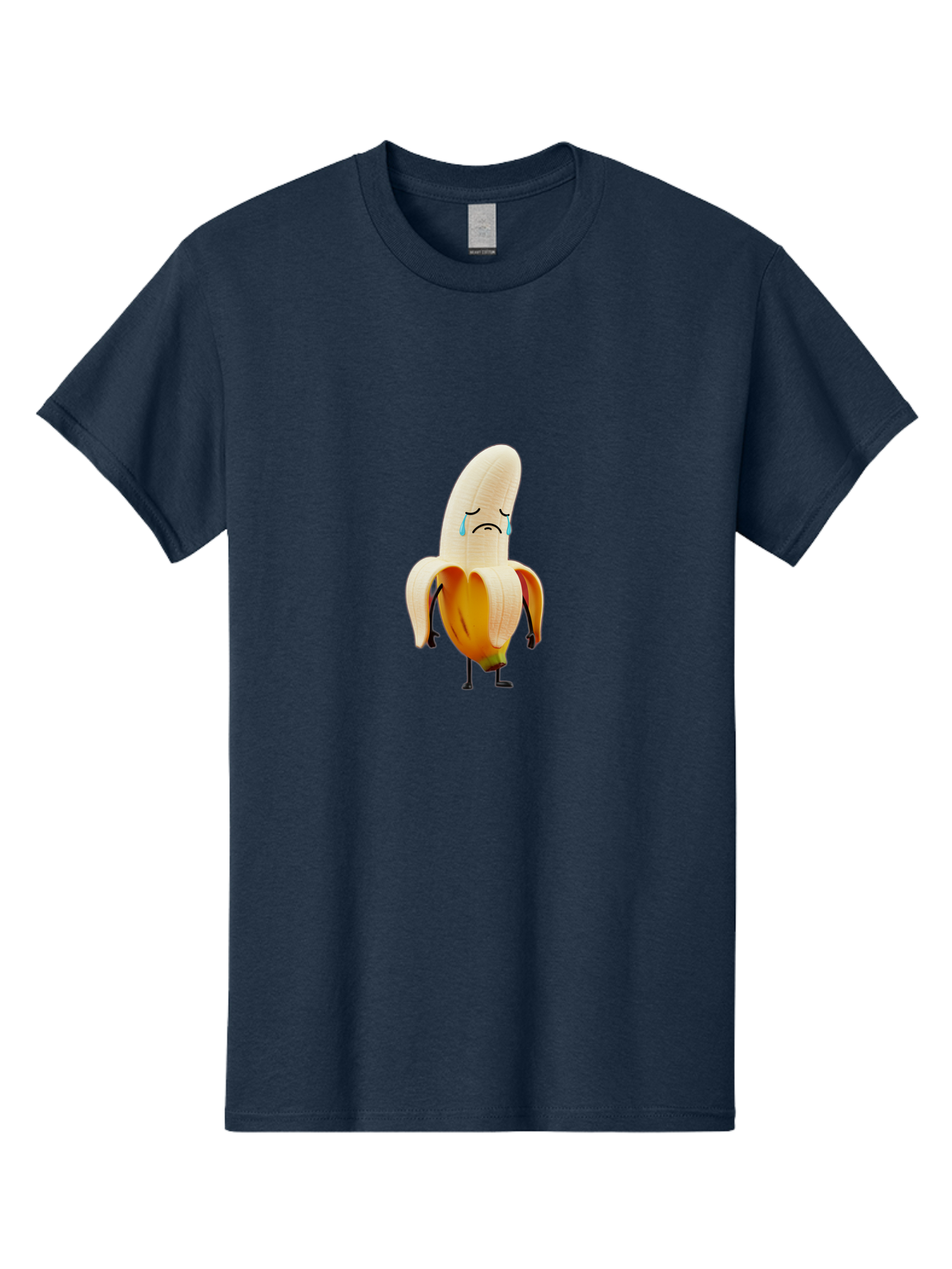 Sad-Banana-3 Men'S Graphic Tee, 100% Cotton, Comfortable Casual Summer Wear, Machine Washable, Vintage Camera, Old Camera, Antique Camera, Black Camera, Classic Photography, Photography Equipment, Nostalgic Device, Film Camera, Camera Art Ban391