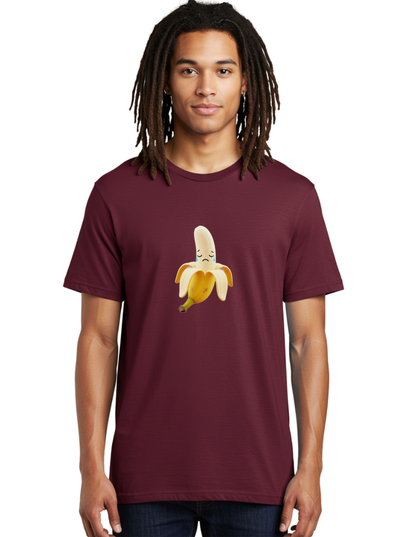 Sad-Banana-4 Men'S Graphic Tee, 100% Cotton, Comfortable Casual Summer Wear, Machine Washable, Vintage Camera, Old Camera, Antique Camera, Black Camera, Classic Photography, Photography Equipment, Nostalgic Device, Film Camera, Camera Art Ban392