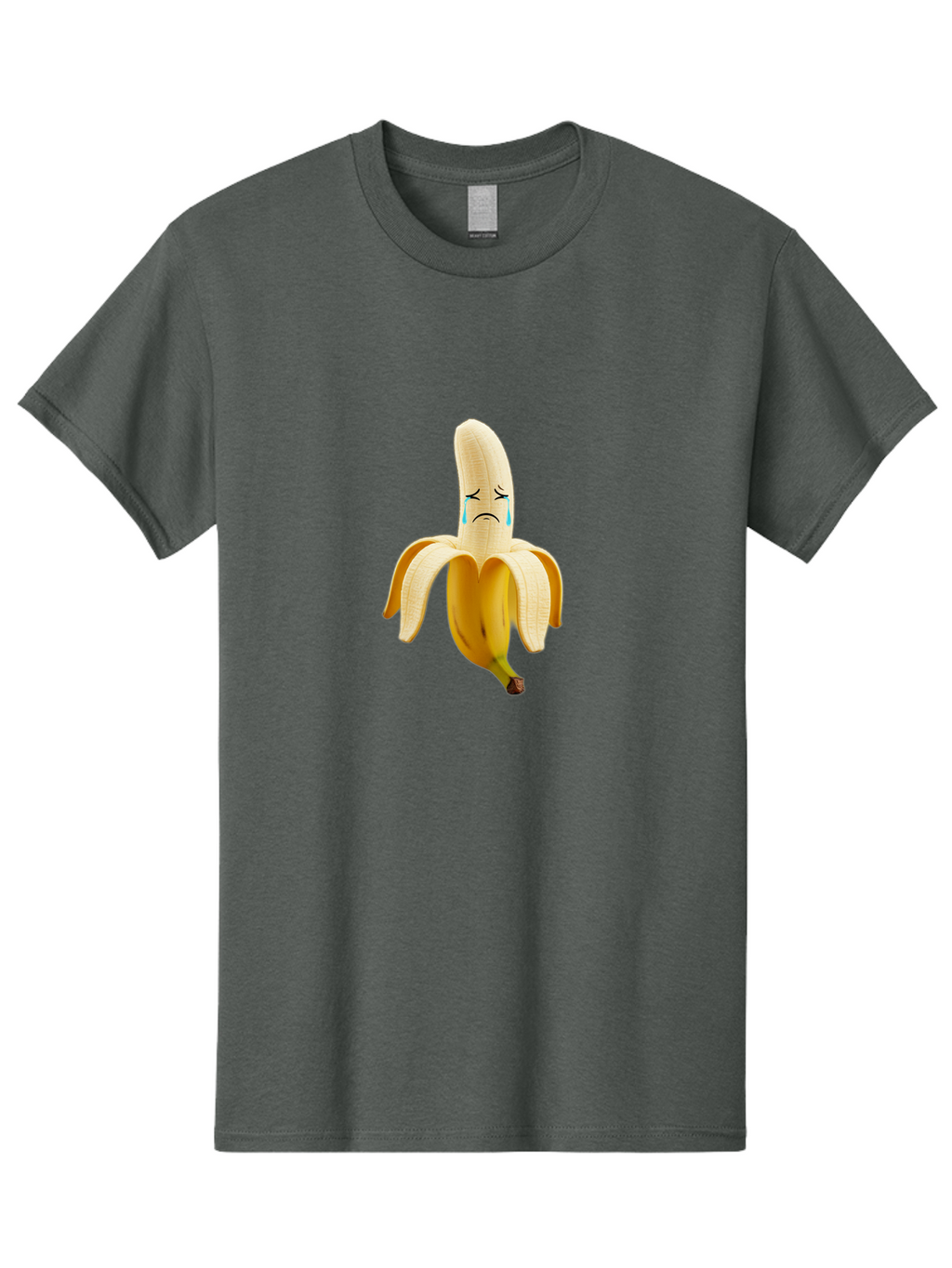 Sad-Banana-5 Men'S Graphic Tee, 100% Cotton, Comfortable Casual Summer Wear, Machine Washable, Vintage Camera, Old Camera, Antique Camera, Black Camera, Classic Photography, Photography Equipment, Nostalgic Device, Film Camera, Camera Art Ban393