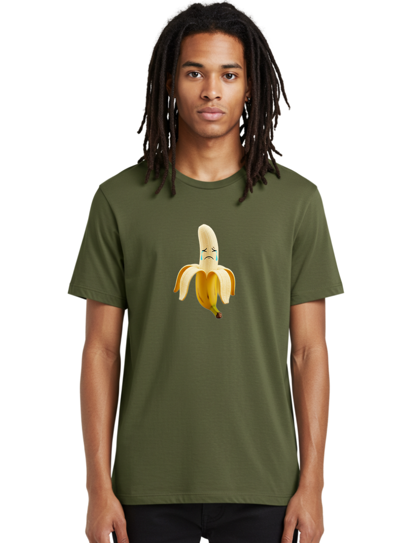 Sad-Banana-5 Men'S Graphic Tee, 100% Cotton, Comfortable Casual Summer Wear, Machine Washable, Vintage Camera, Old Camera, Antique Camera, Black Camera, Classic Photography, Photography Equipment, Nostalgic Device, Film Camera, Camera Art Ban393