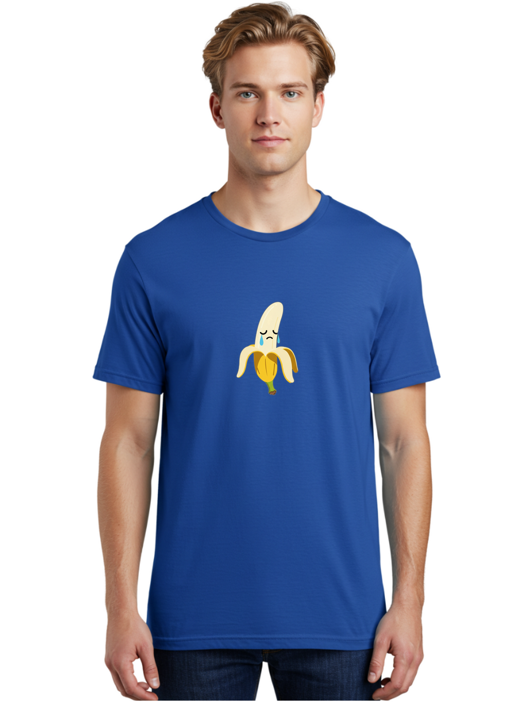 Sad-Banana Men'S Graphic Tee, 100% Cotton, Comfortable Casual Summer Wear, Machine Washable, Vintage Camera, Old Camera, Antique Camera, Black Camera, Classic Photography, Photography Equipment, Nostalgic Device, Film Camera, Camera Art Ban394