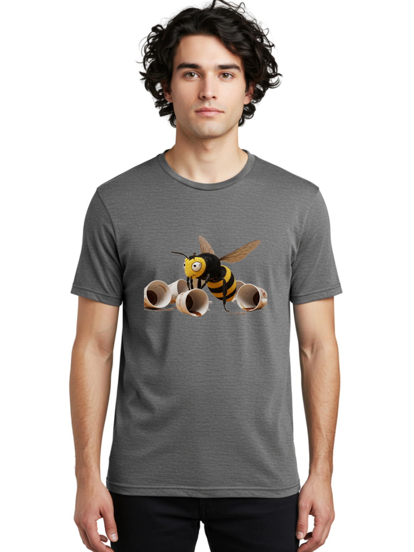 Sad-Bee Men'S Graphic Tee, 100% Cotton, Comfortable Casual Summer Wear, Machine Washable, Vintage Camera, Old Camera, Antique Camera, Black Camera, Classic Photography, Photography Equipment, Nostalgic Device, Film Camera, Camera Art Ban395