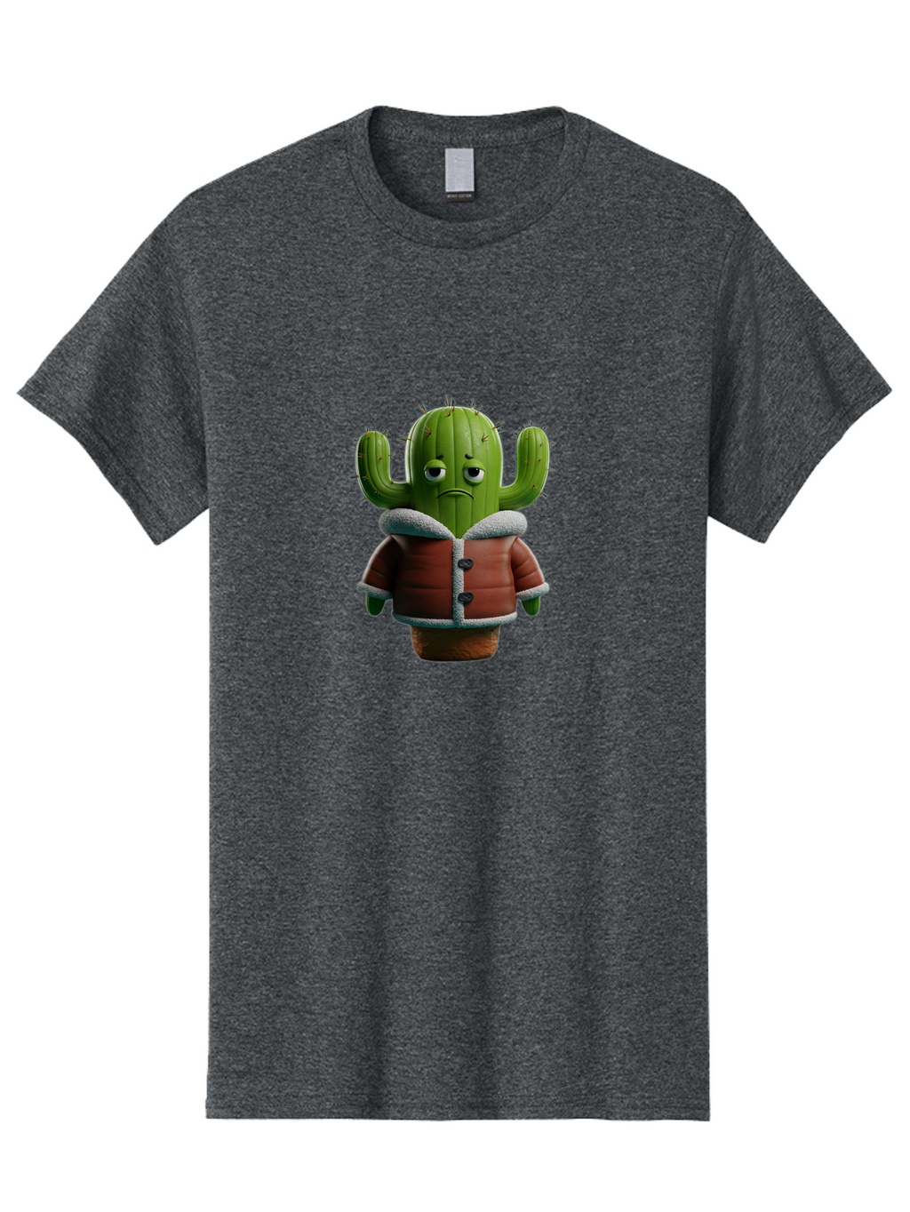 Sad-Cactus-2 Men'S Graphic Tee, 100% Cotton, Comfortable Casual Summer Wear, Machine Washable, Vintage Camera, Old Camera, Antique Camera, Black Camera, Classic Photography, Photography Equipment, Nostalgic Device, Film Camera, Camera Art Ban397
