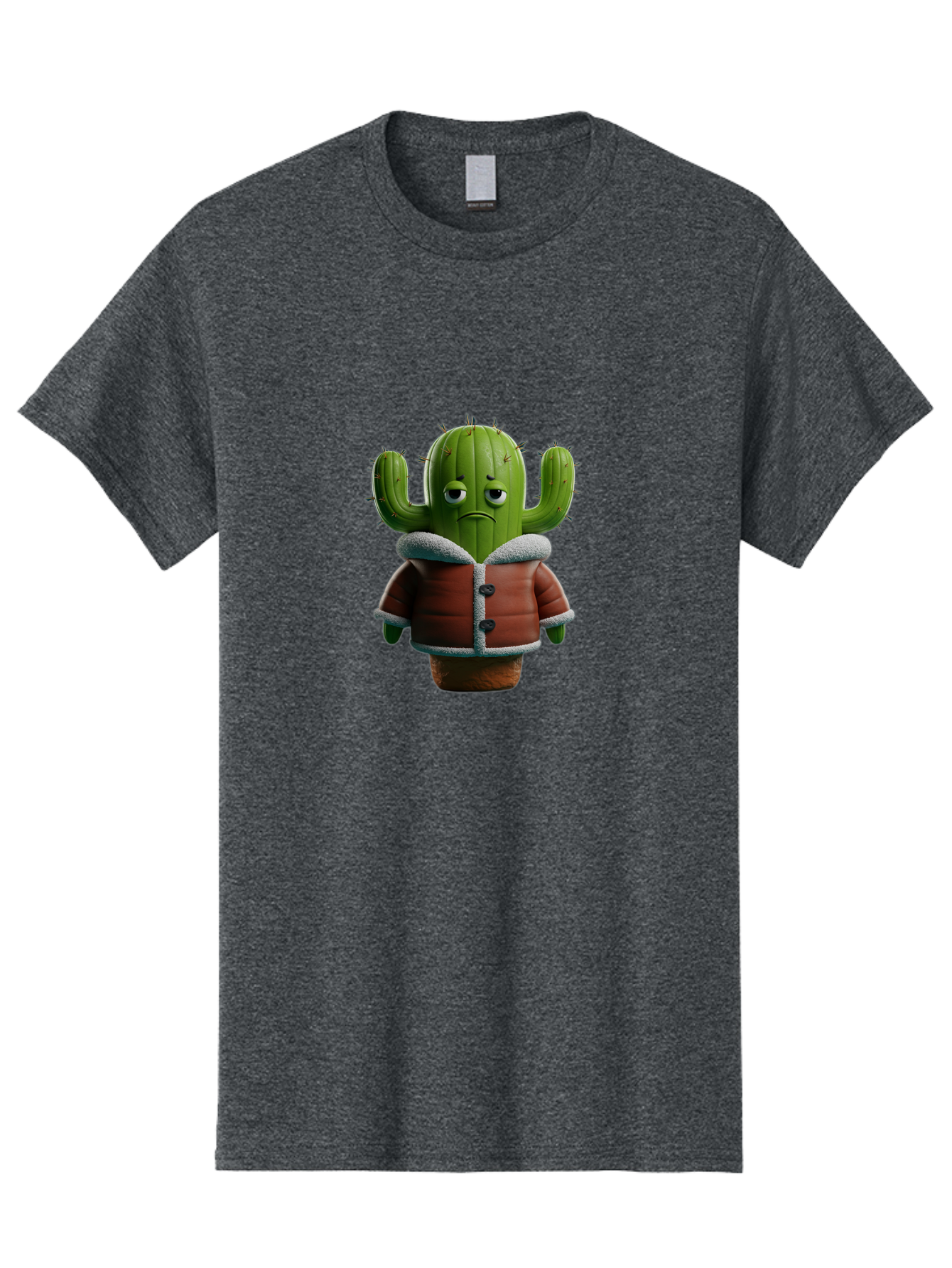 Sad-Cactus-2 Men'S Graphic Tee, 100% Cotton, Comfortable Casual Summer Wear, Machine Washable, Vintage Camera, Old Camera, Antique Camera, Black Camera, Classic Photography, Photography Equipment, Nostalgic Device, Film Camera, Camera Art Ban397
