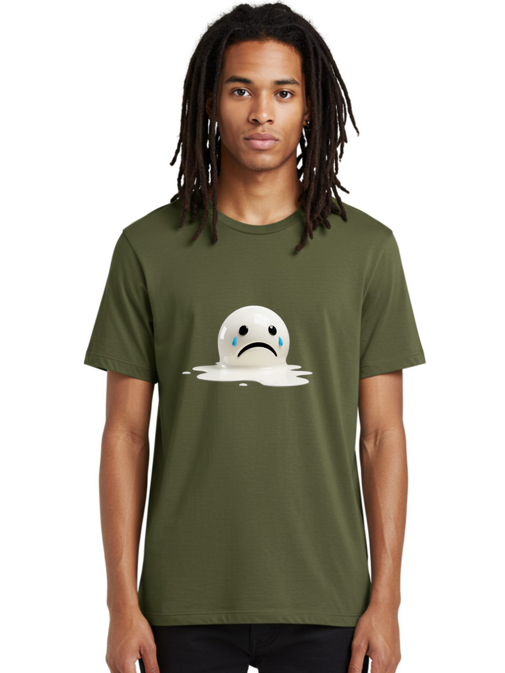 Sad-Emoji-Milk Men'S Graphic Tee, 100% Cotton, Comfortable Casual Summer Wear, Machine Washable, Vintage Camera, Old Camera, Antique Camera, Black Camera, Classic Photography, Photography Equipment, Nostalgic Device, Film Camera, Camera Art Ban399