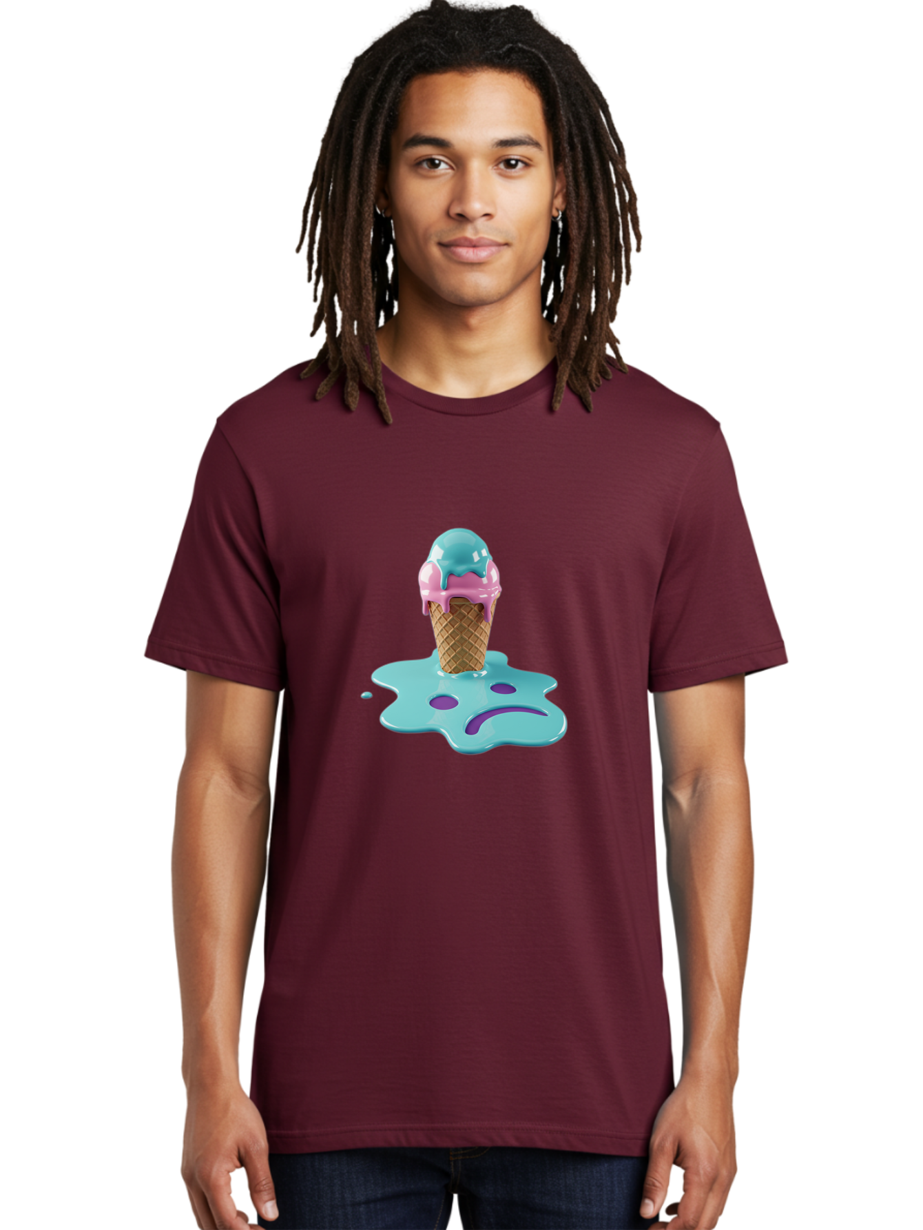 Sad-Ice-Cream Men'S Graphic Tee, 100% Cotton, Comfortable Casual Summer Wear, Machine Washable, Vintage Camera, Old Camera, Antique Camera, Black Camera, Classic Photography, Photography Equipment, Nostalgic Device, Film Camera, Camera Art Ban401