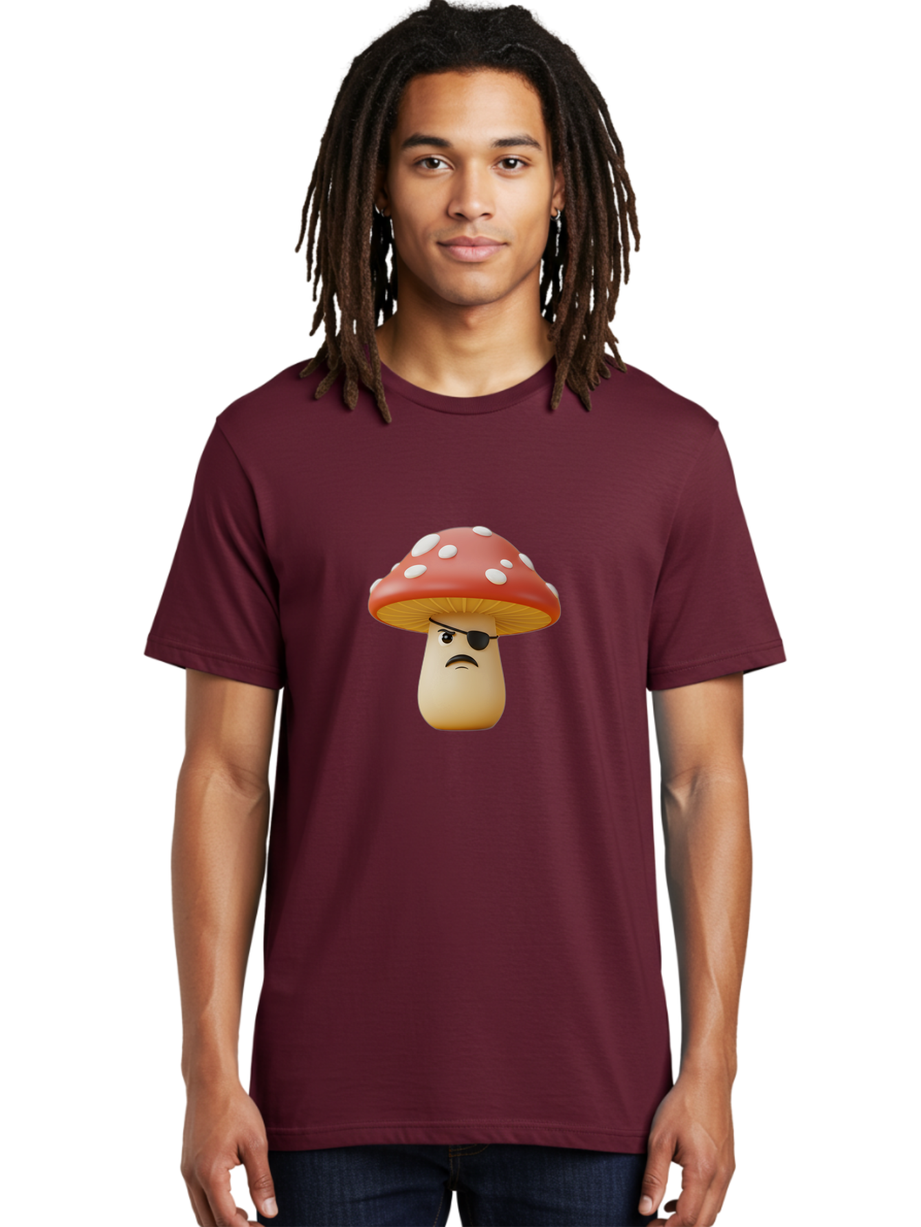 Sad-Mushroom Men'S Graphic Tee, 100% Cotton, Comfortable Casual Summer Wear, Machine Washable, Vintage Camera, Old Camera, Antique Camera, Black Camera, Classic Photography, Photography Equipment, Nostalgic Device, Film Camera, Camera Art Ban402