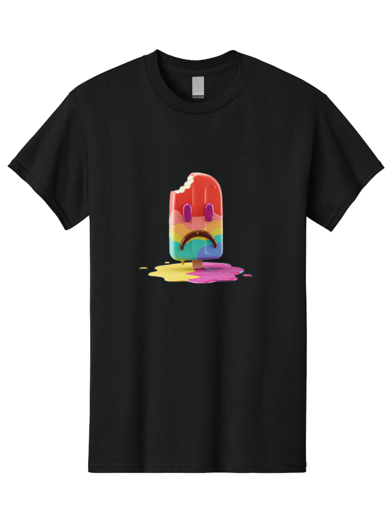 Sad-Popsicle Men'S Graphic Tee, 100% Cotton, Comfortable Casual Summer Wear, Machine Washable, Vintage Camera, Old Camera, Antique Camera, Black Camera, Classic Photography, Photography Equipment, Nostalgic Device, Film Camera, Camera Art Ban404