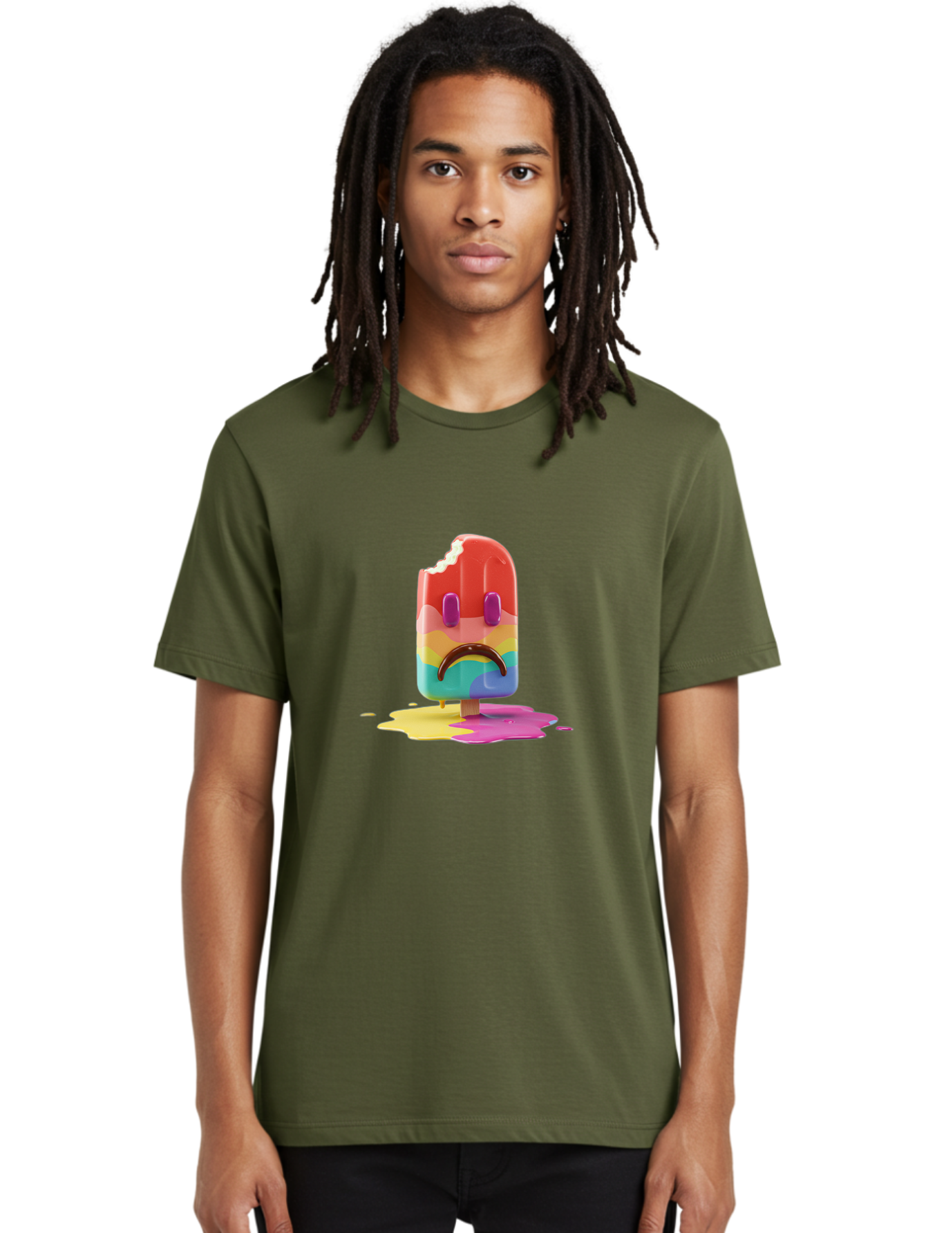 Sad-Popsicle Men'S Graphic Tee, 100% Cotton, Comfortable Casual Summer Wear, Machine Washable, Vintage Camera, Old Camera, Antique Camera, Black Camera, Classic Photography, Photography Equipment, Nostalgic Device, Film Camera, Camera Art Ban404