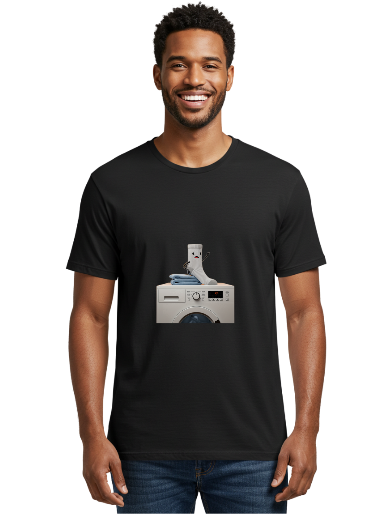 Sad-Sock Men'S Graphic Tee, 100% Cotton, Comfortable Casual Summer Wear, Machine Washable, Vintage Camera, Old Camera, Antique Camera, Black Camera, Classic Photography, Photography Equipment, Nostalgic Device, Film Camera, Camera Art Ban405
